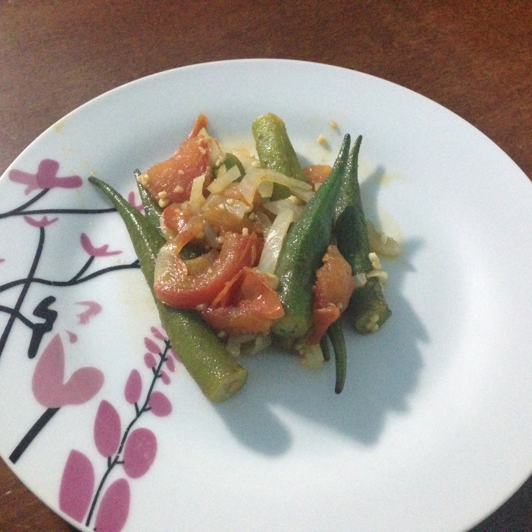 Okra with Tomatoes Ciane Lima