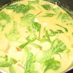 Curried Spinach Soup Kristi Baum