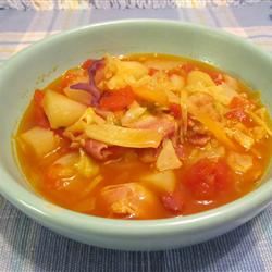 Irish Bacon And Cabbage Soup 