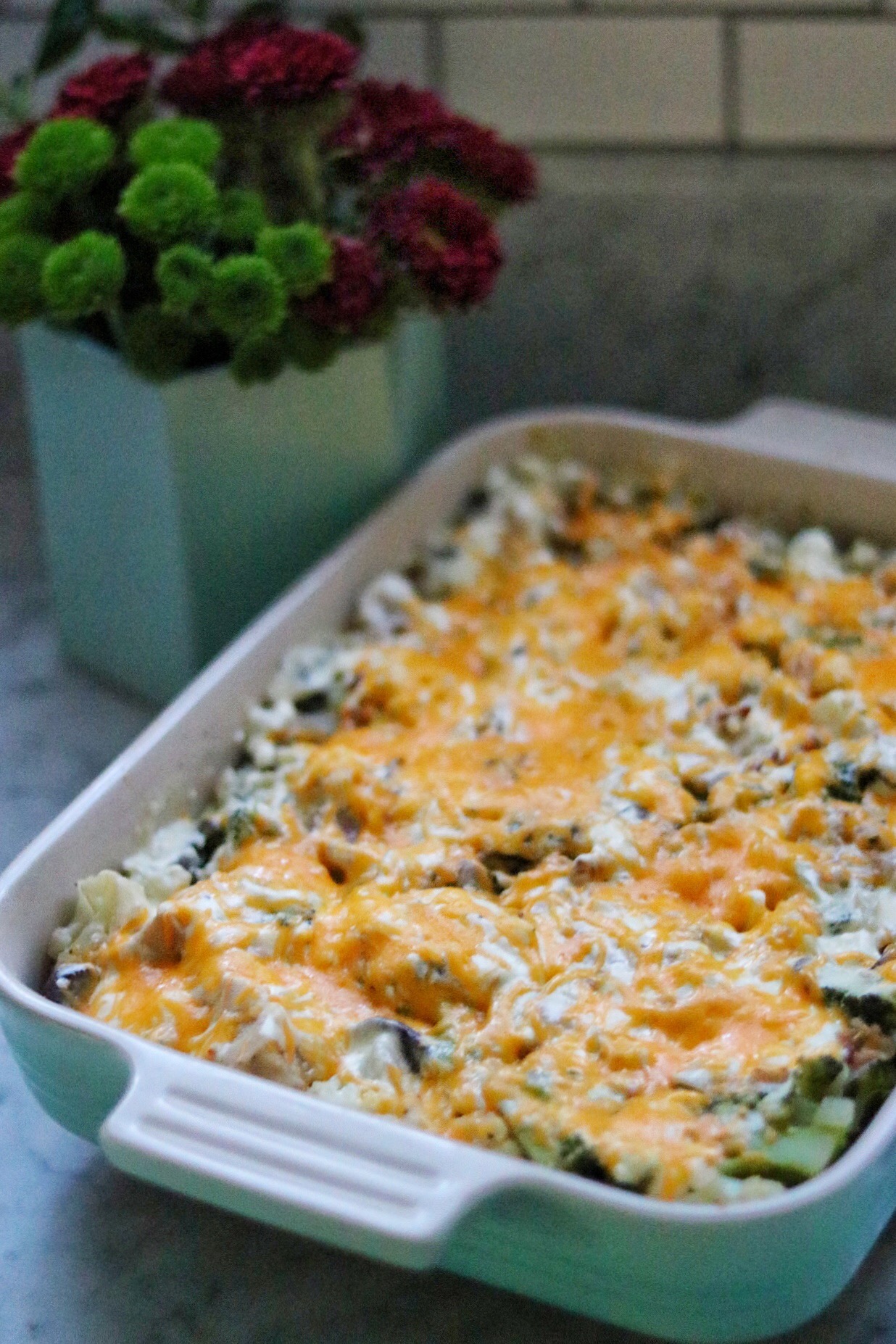 Keto Creamy Chicken and Vegetable Bake fabeveryday