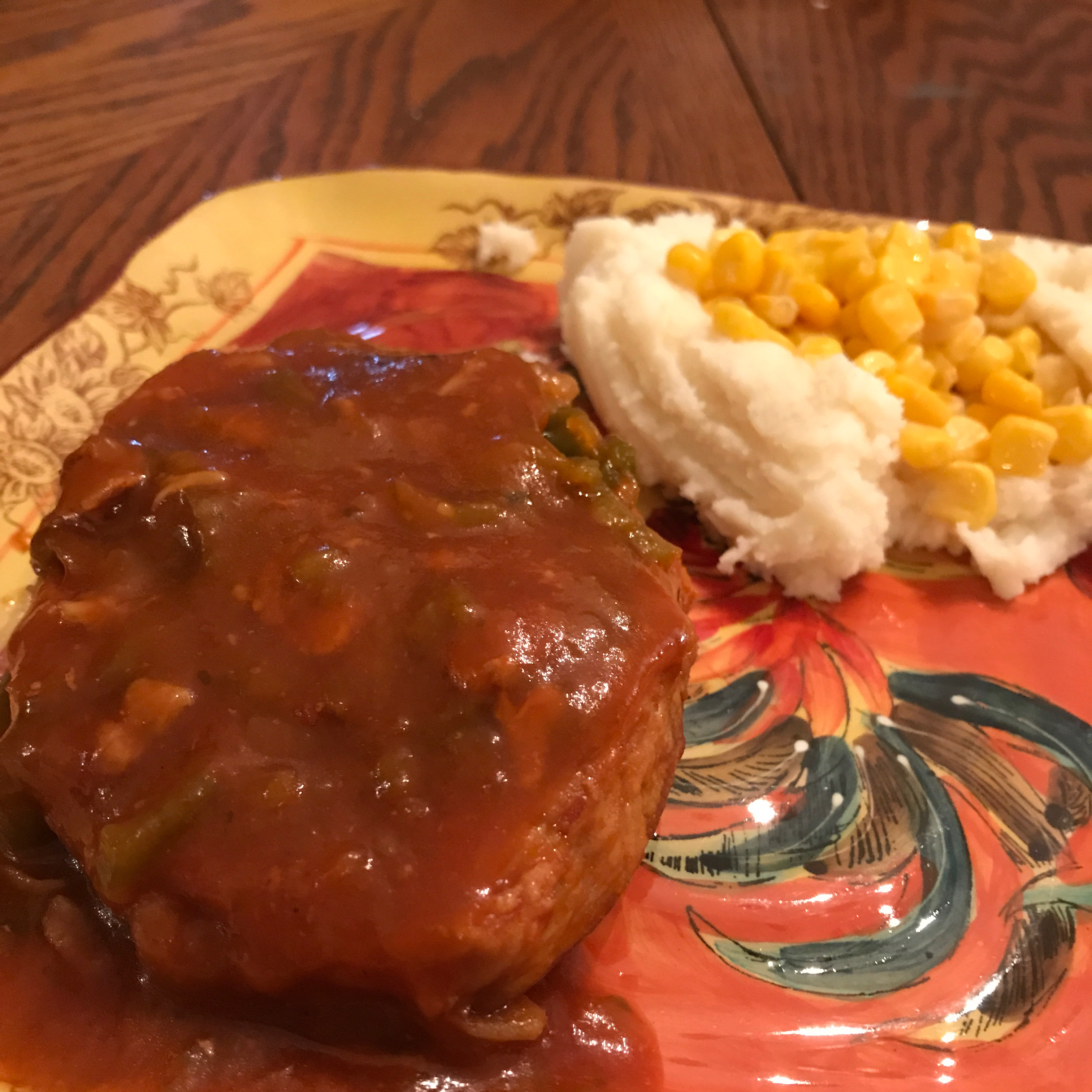 Saucy Slow Cooker Pork Chops cathy