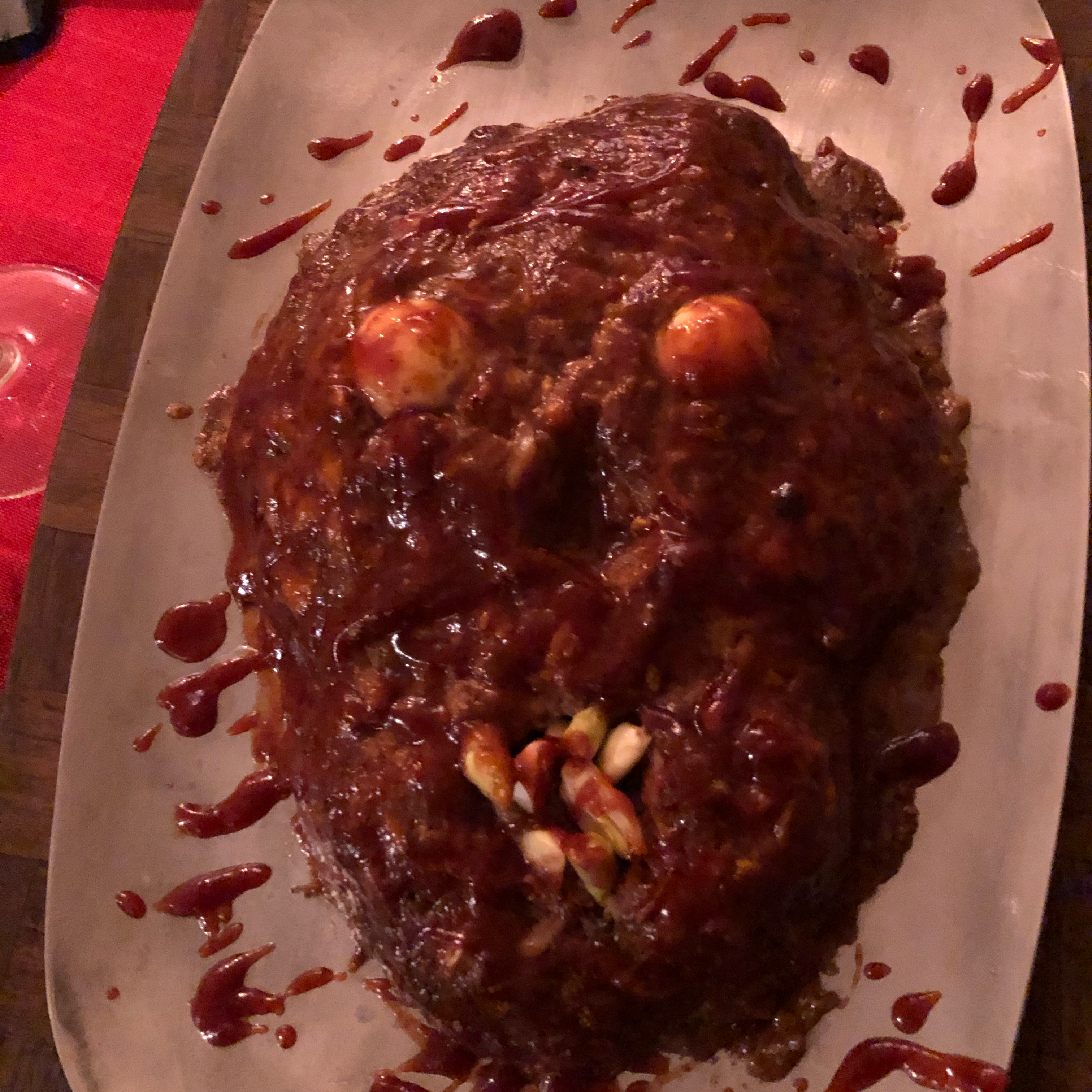 Halloween Zombie Meatloaf