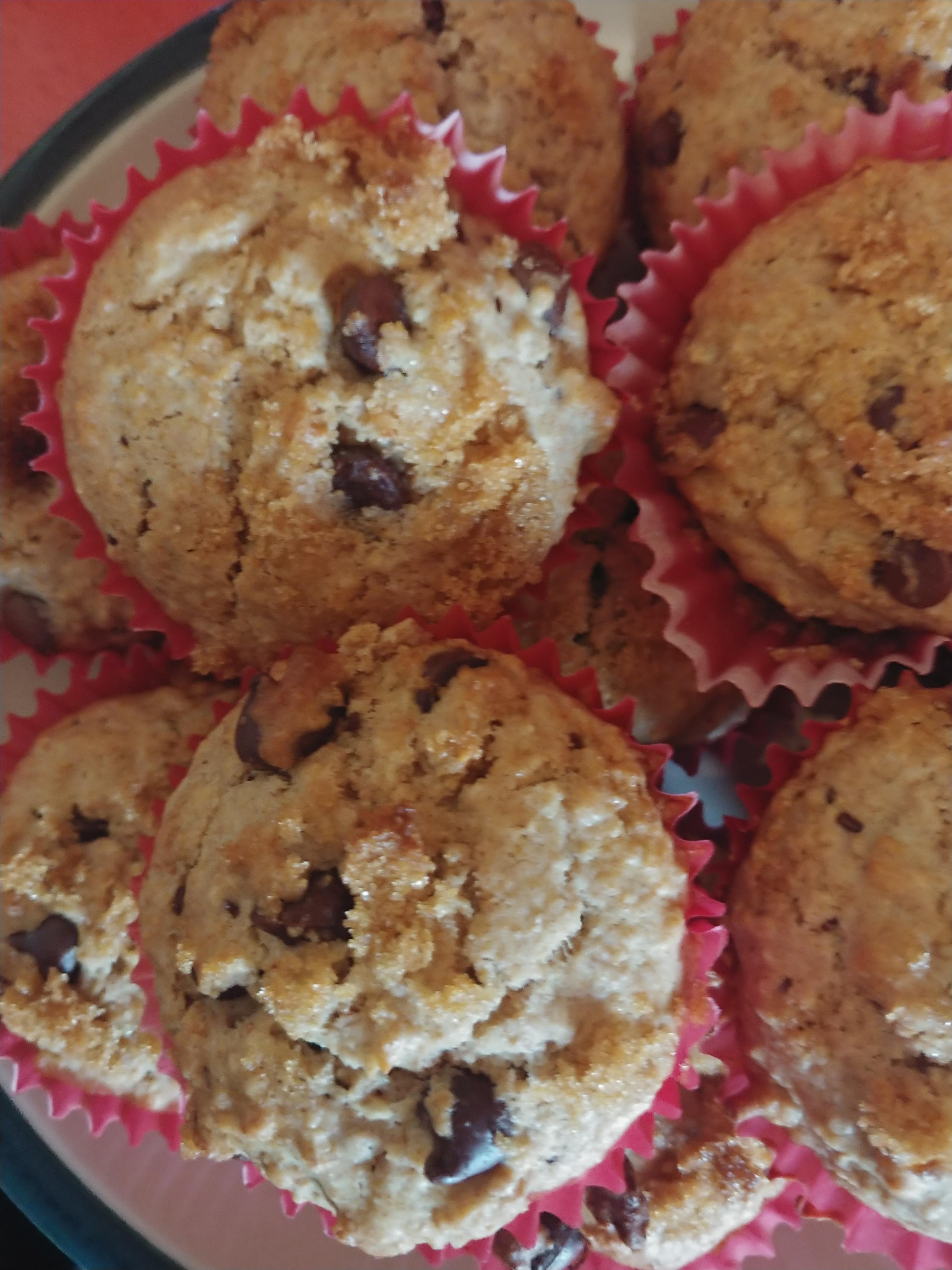 Oatmeal Chocolate Chip Muffins 