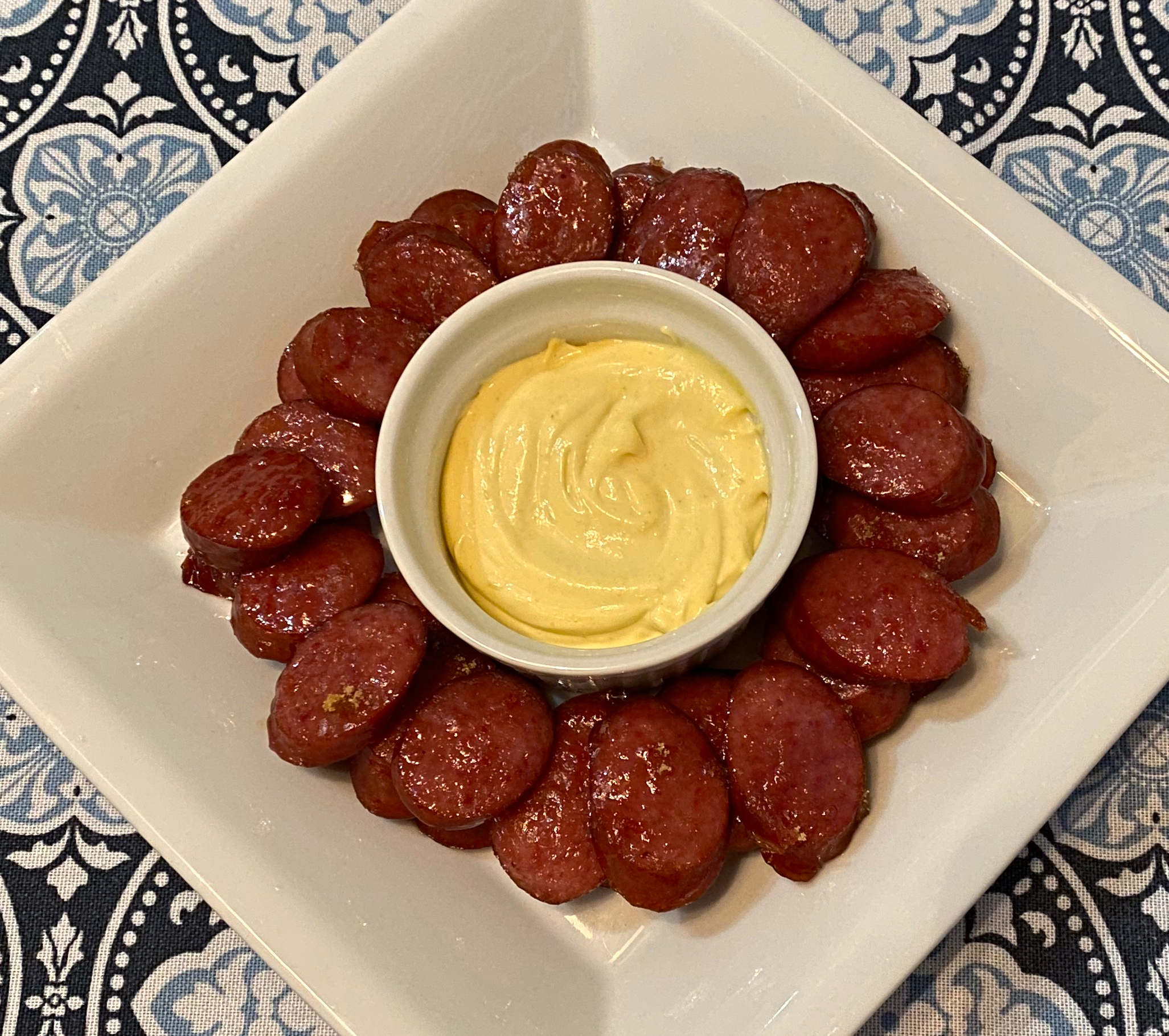 Snack Dippers with Hillshire Farm&reg; Smoked Sausage and Honey Mustard 