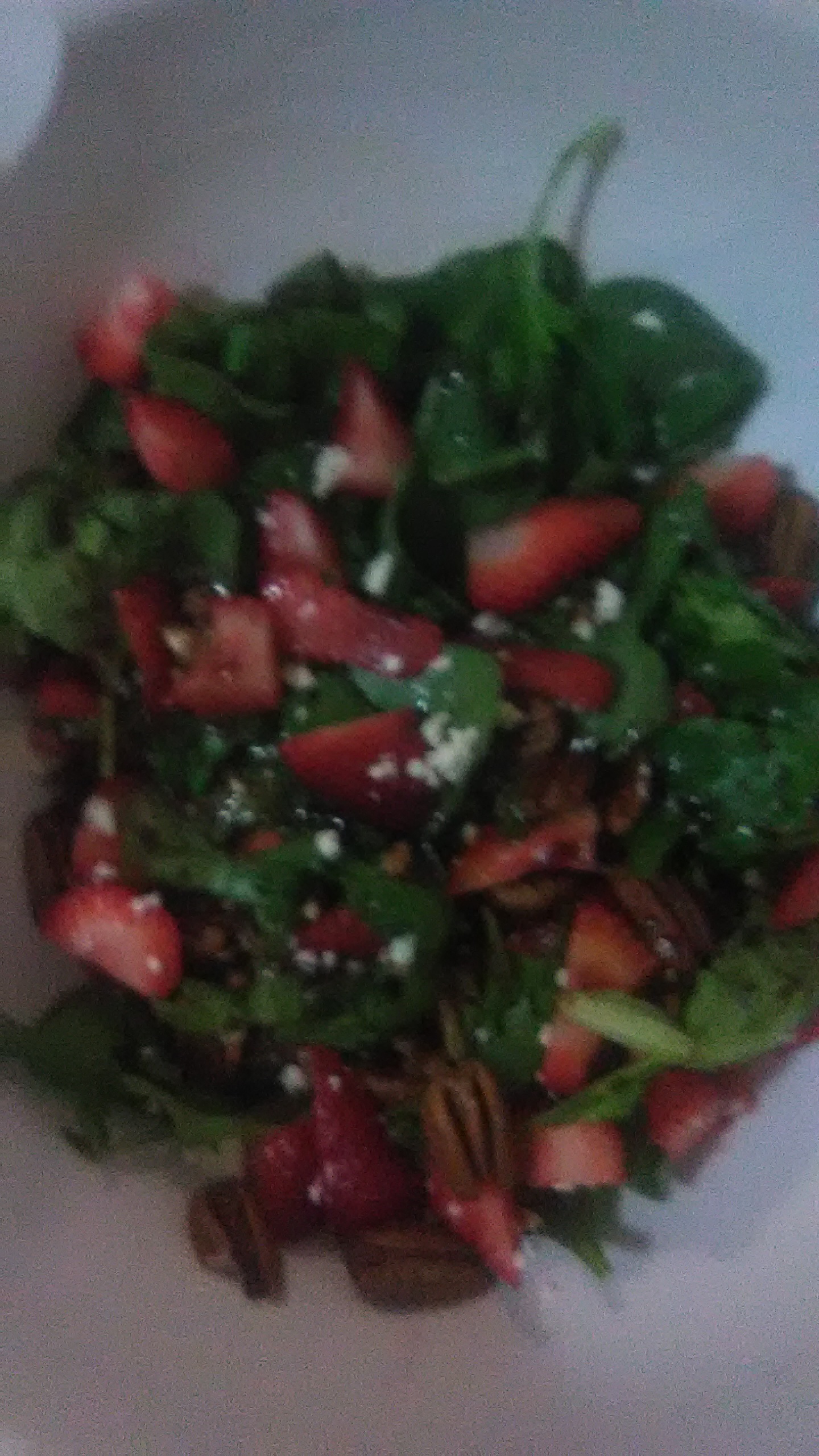 Strawberry and Spinach Salad with Honey Balsamic Vinaigrette Tammantha Shaw