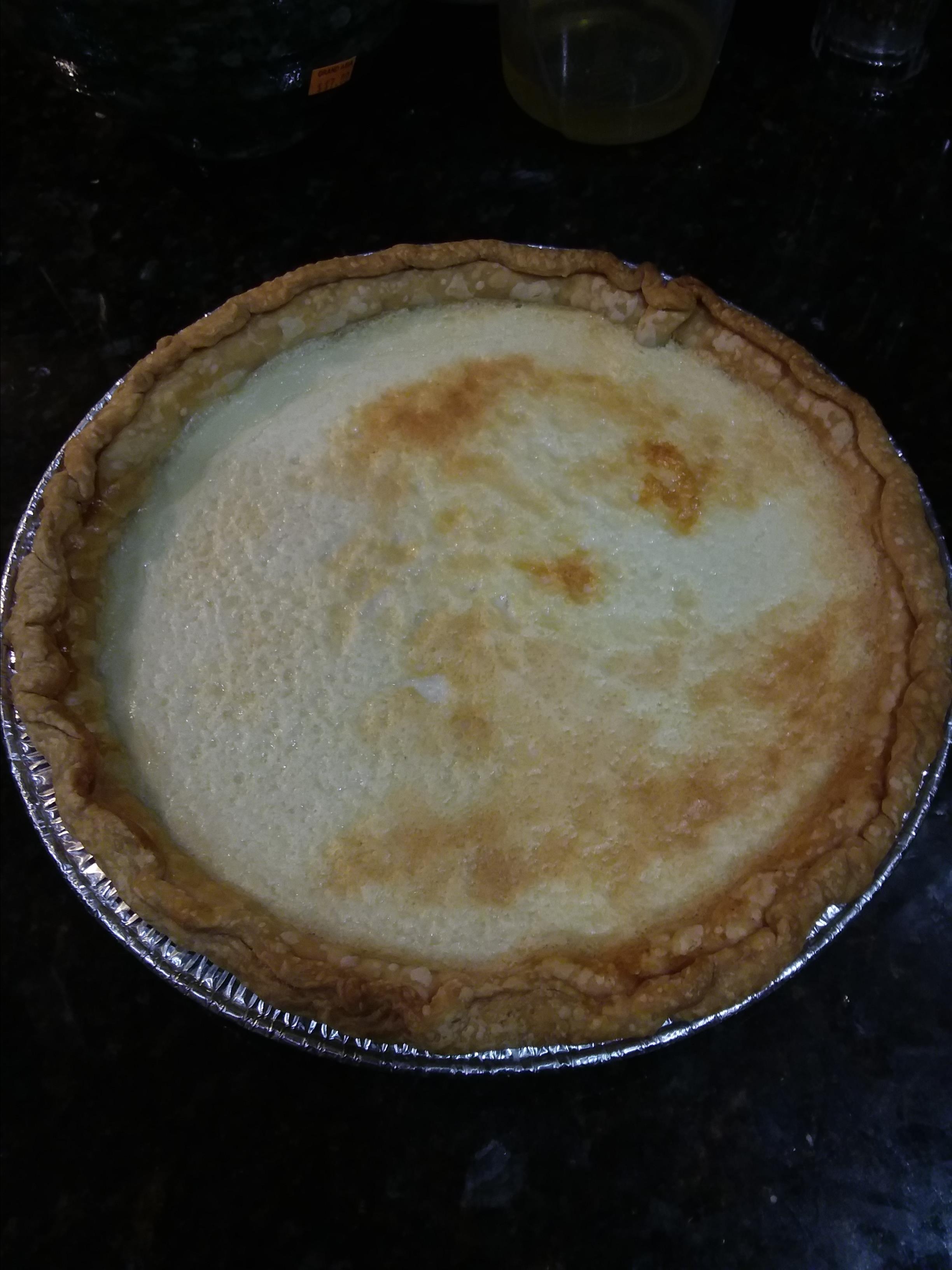 Amish Custard Cottage Cheese Pie Maple Syrup