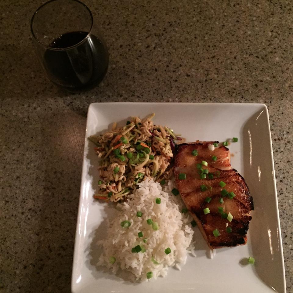 Miso and Soy Chilean Sea Bass 