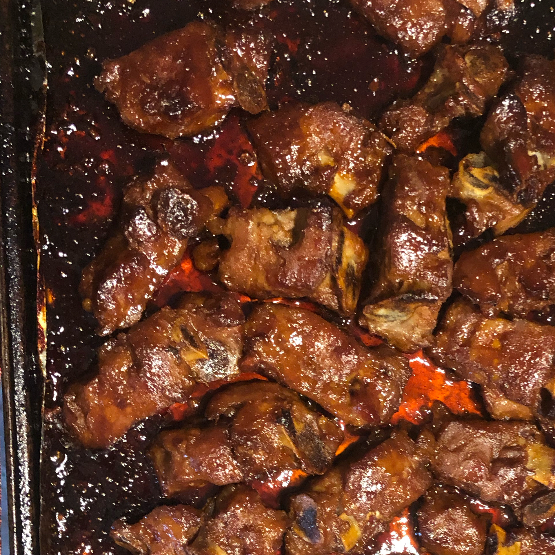 Spicy Chinese Barbeque Riblets 