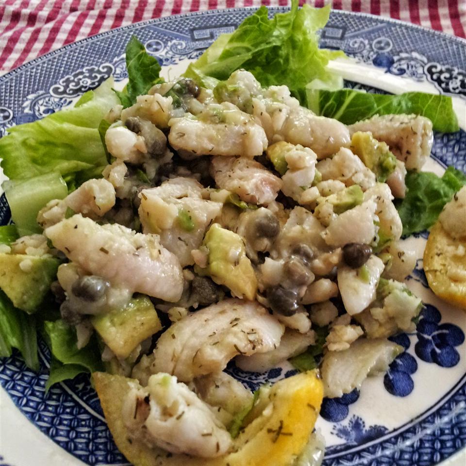 Tilapia and Avocado Salad 