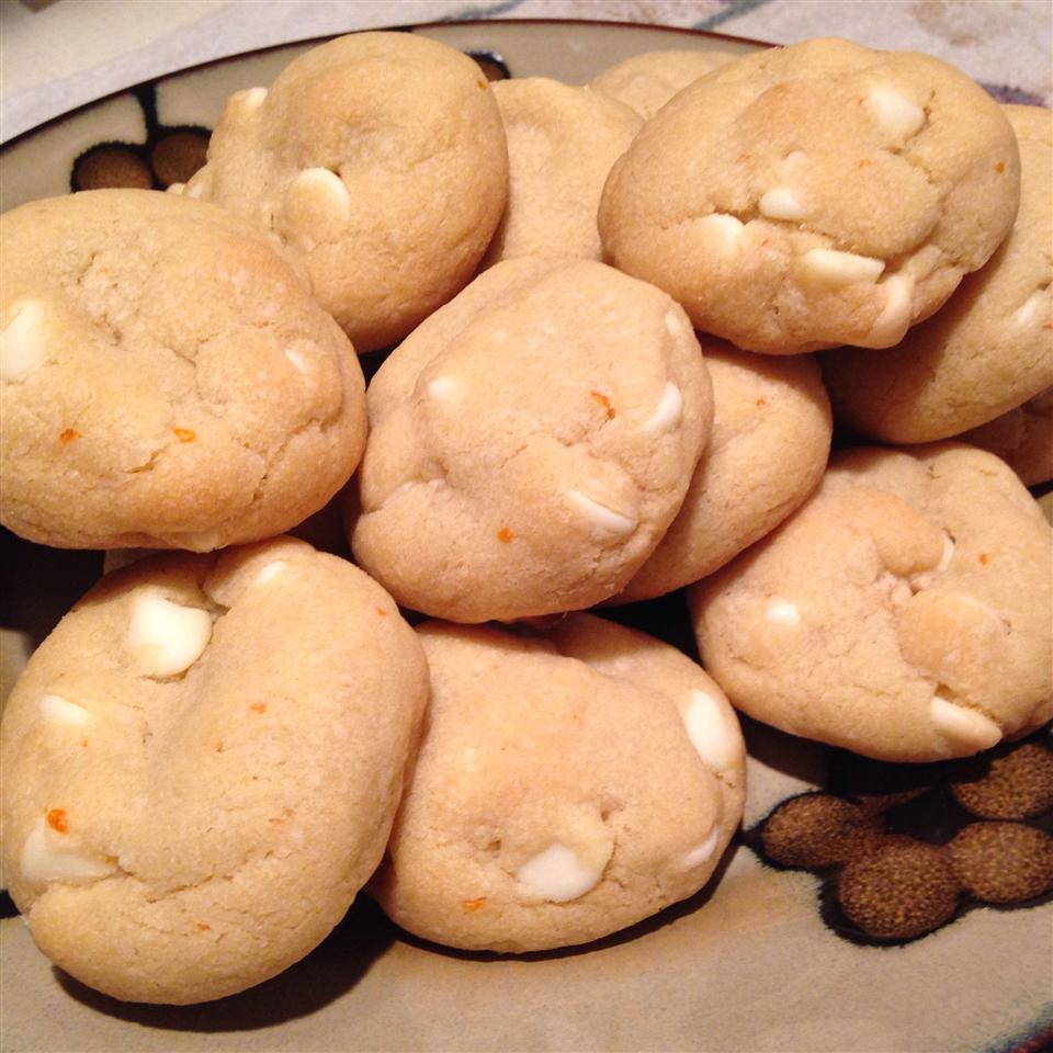 White Chocolate Orange Cookies 
