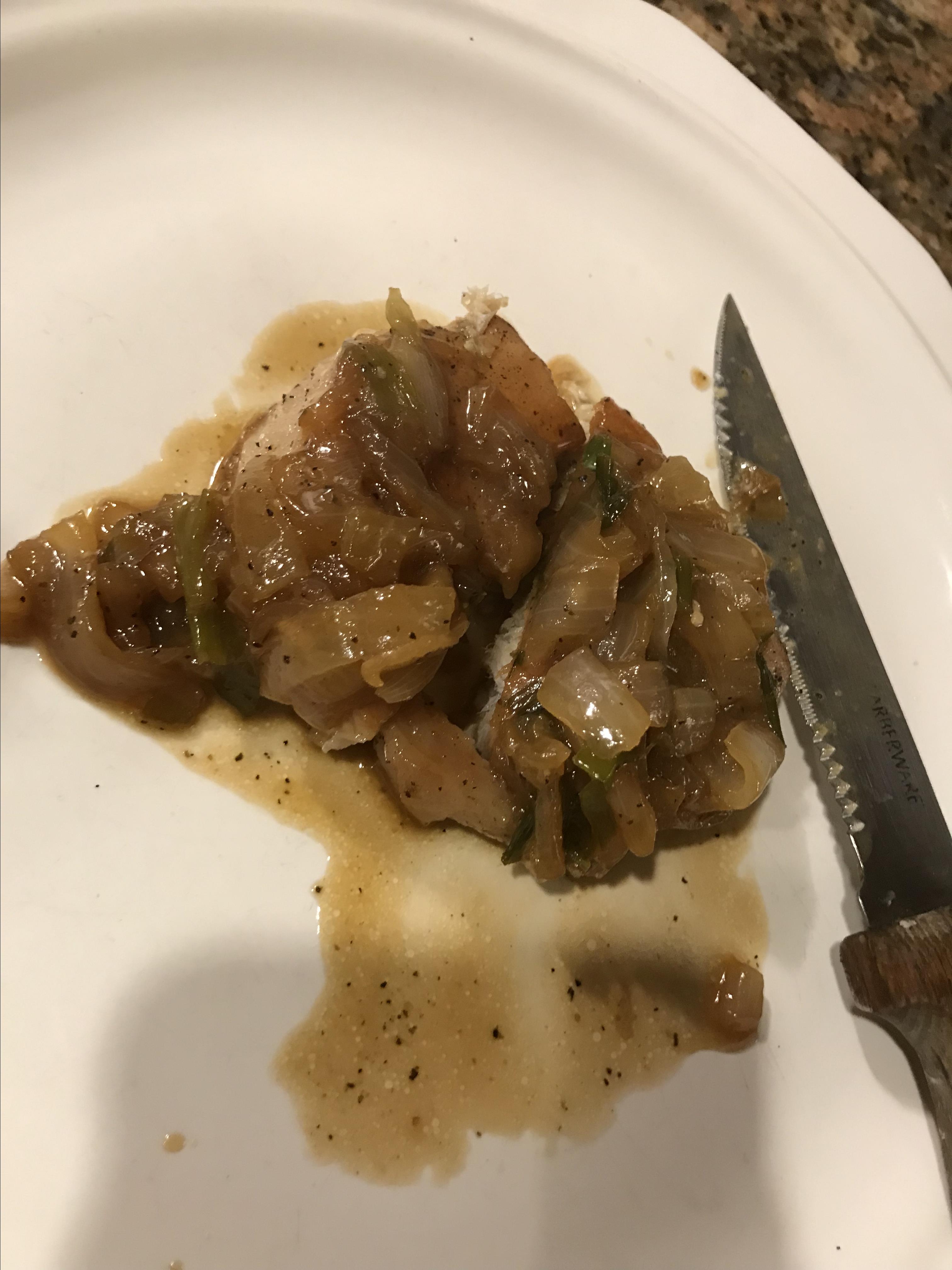 Easy Caramelized Onion Pork Chops 
