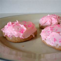 Pink Icing Cookies 