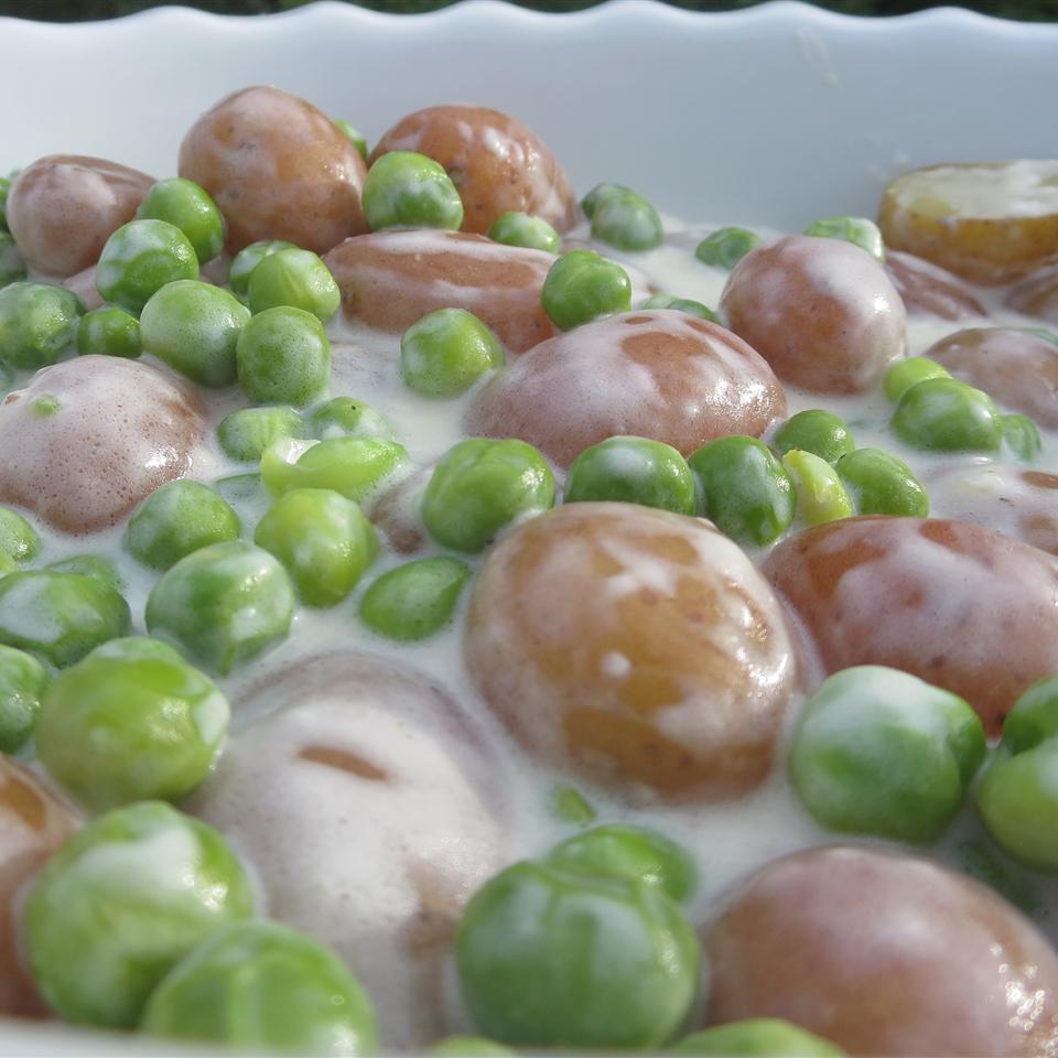 Creamed Peas and New Potatoes 