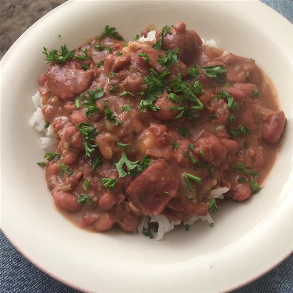 Pressure Cooker Red Beans and Sausage 