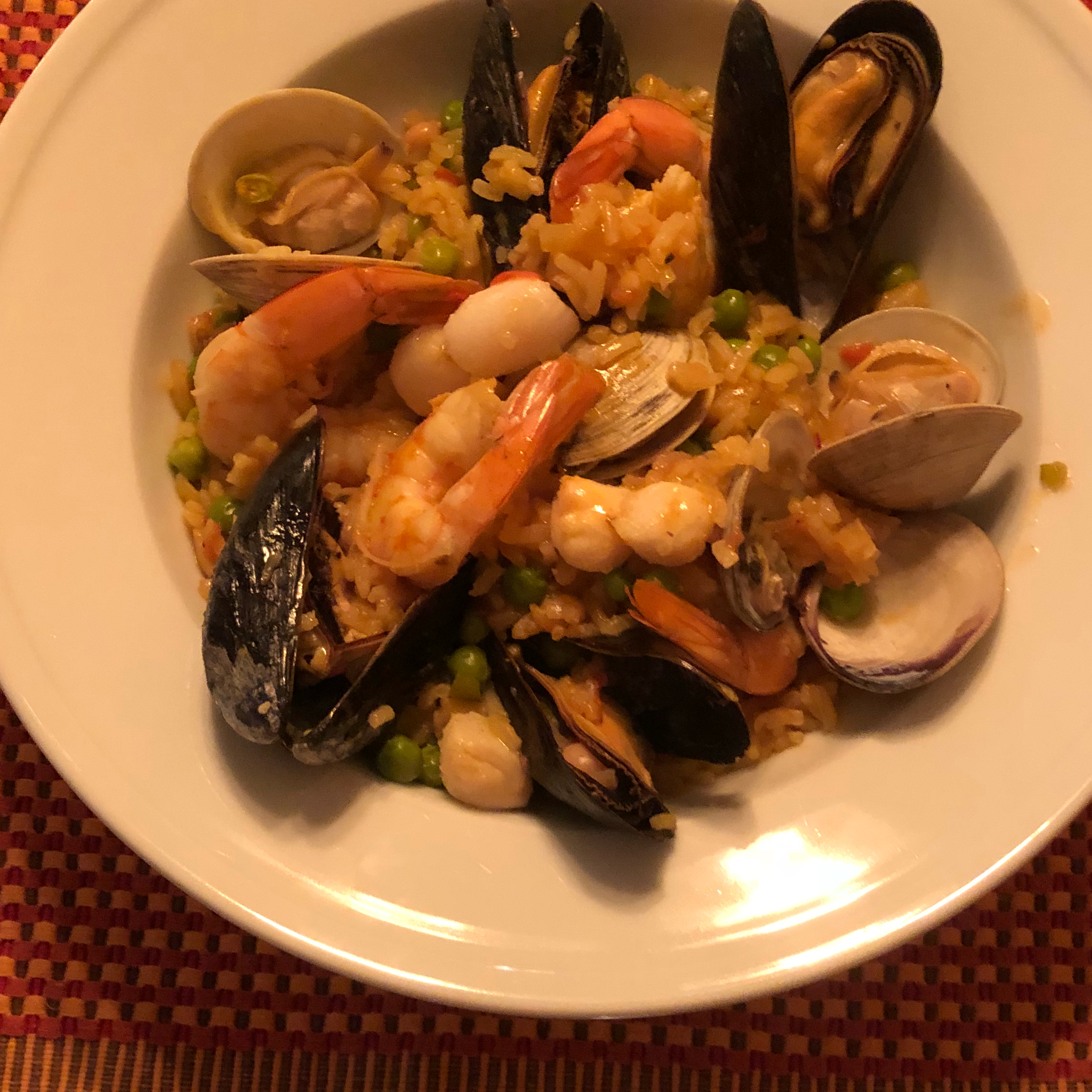 Authentic Seafood Paella 