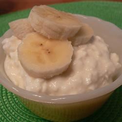 Sweet Cottage Cheese and Bananas 