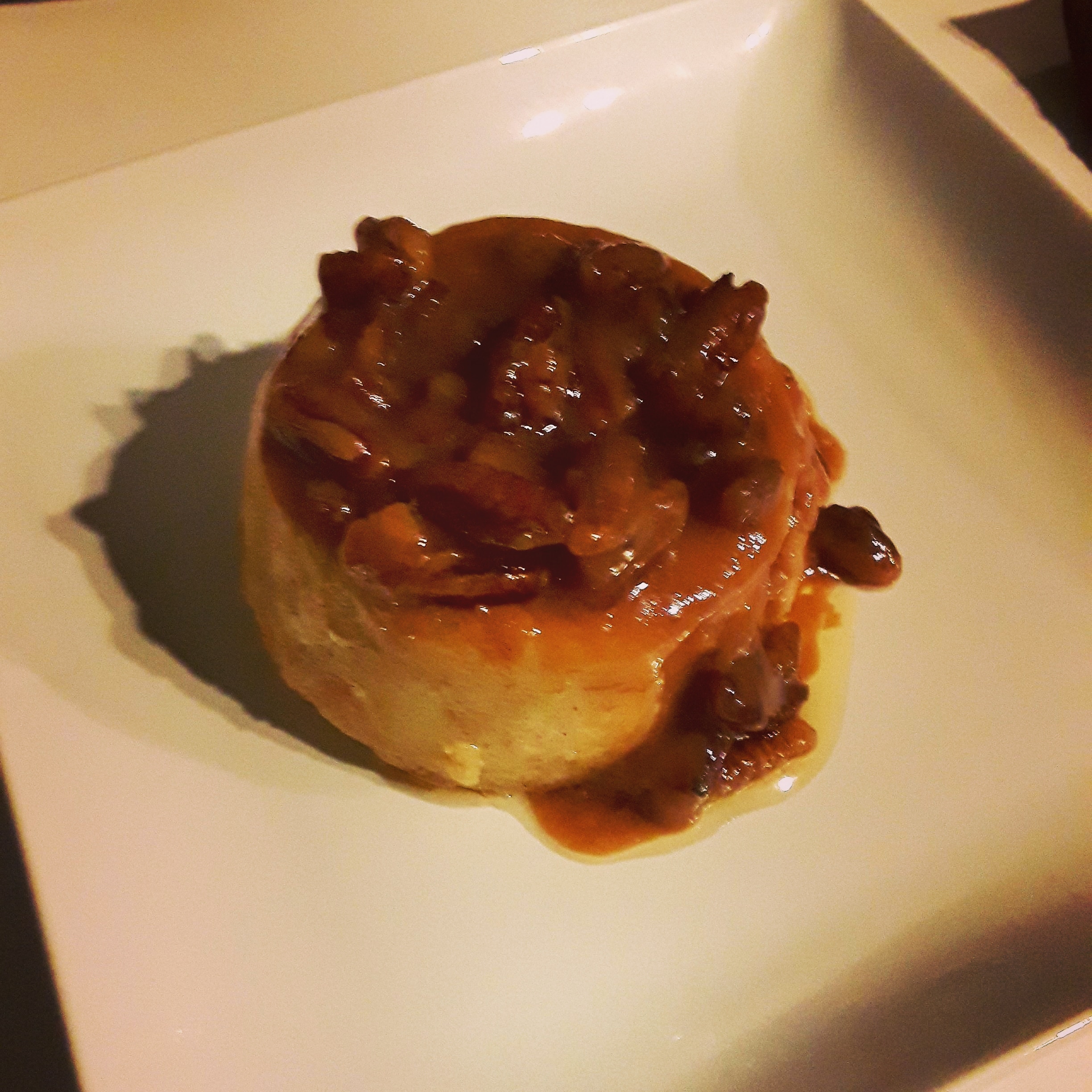 Bread Pudding with Praline Sauce 