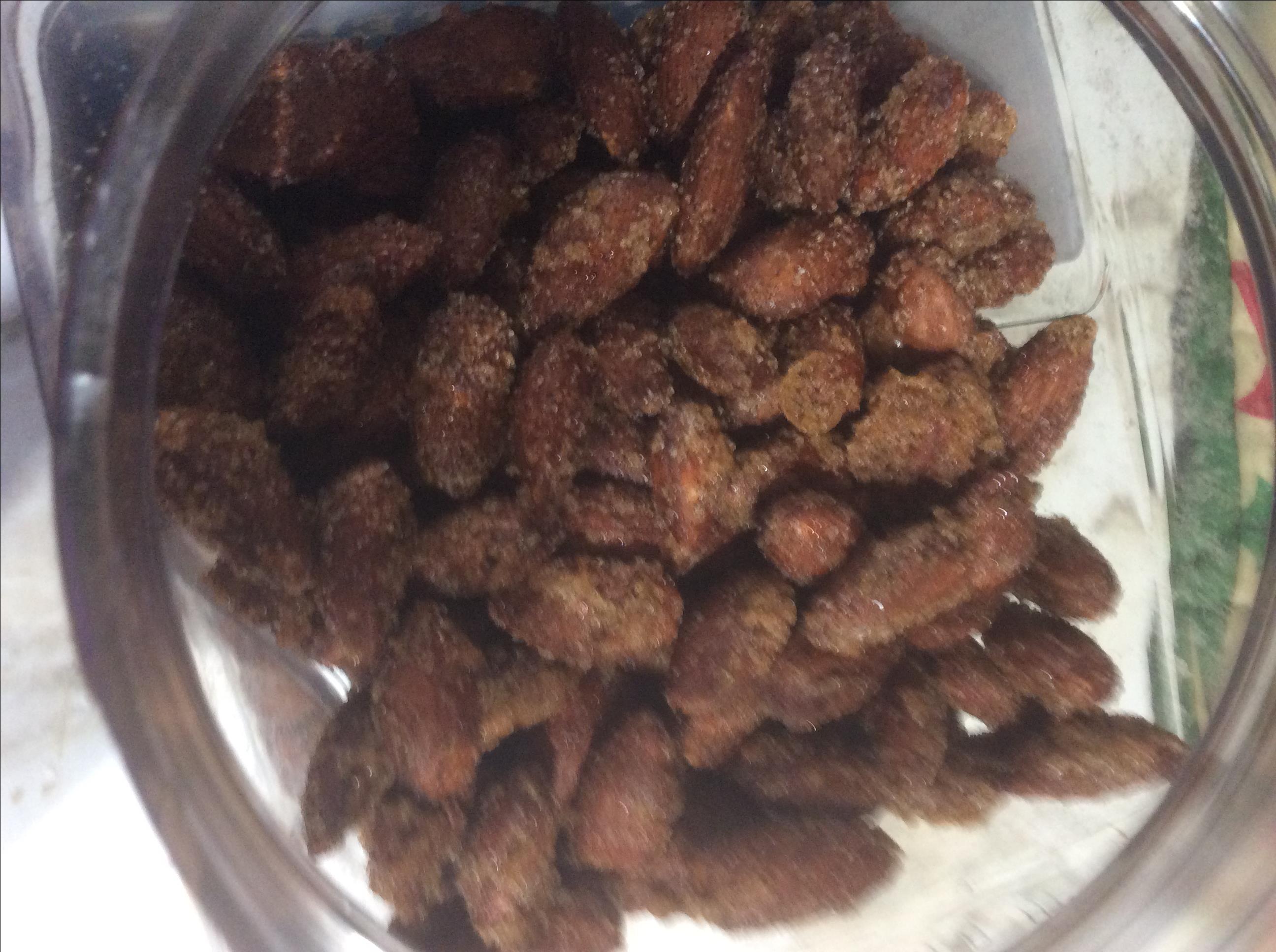 Sweet and Spicy Roasted Almonds Pat