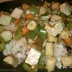 Vegetable and Tofu Stir-fry 