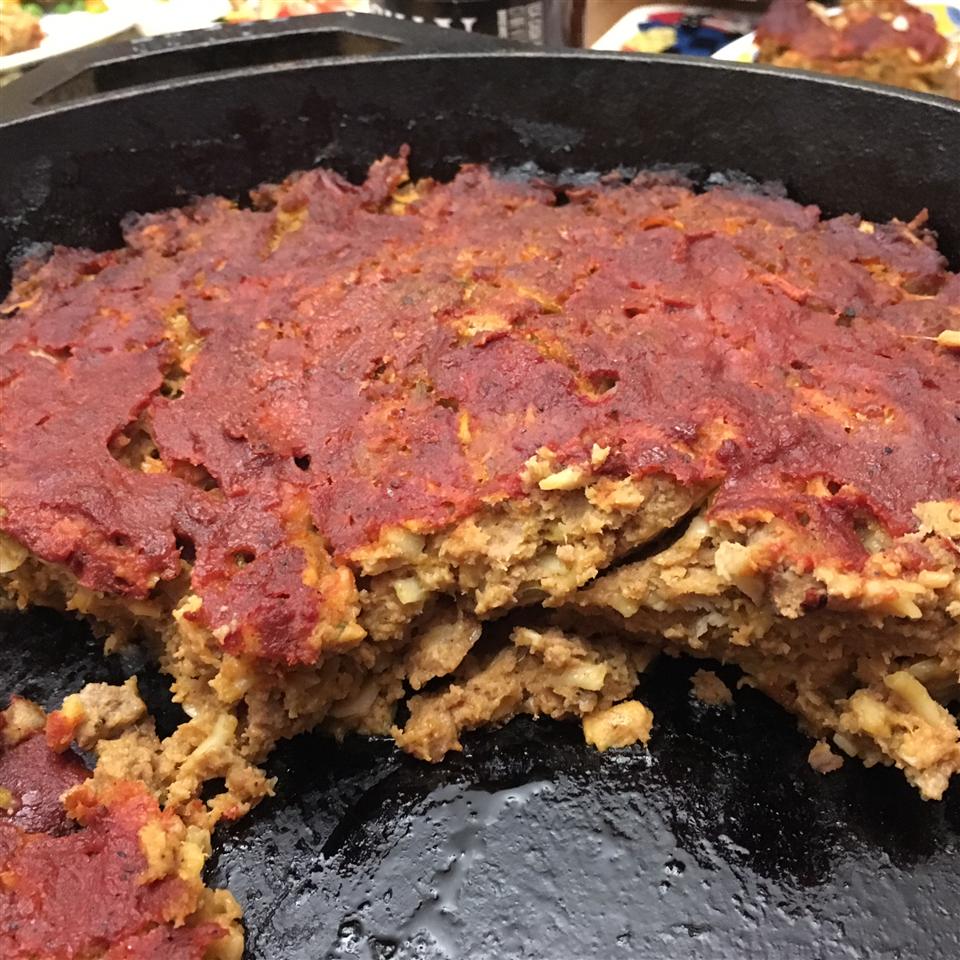 Ethan's Hungry Man's Cast Iron Meatloaf 