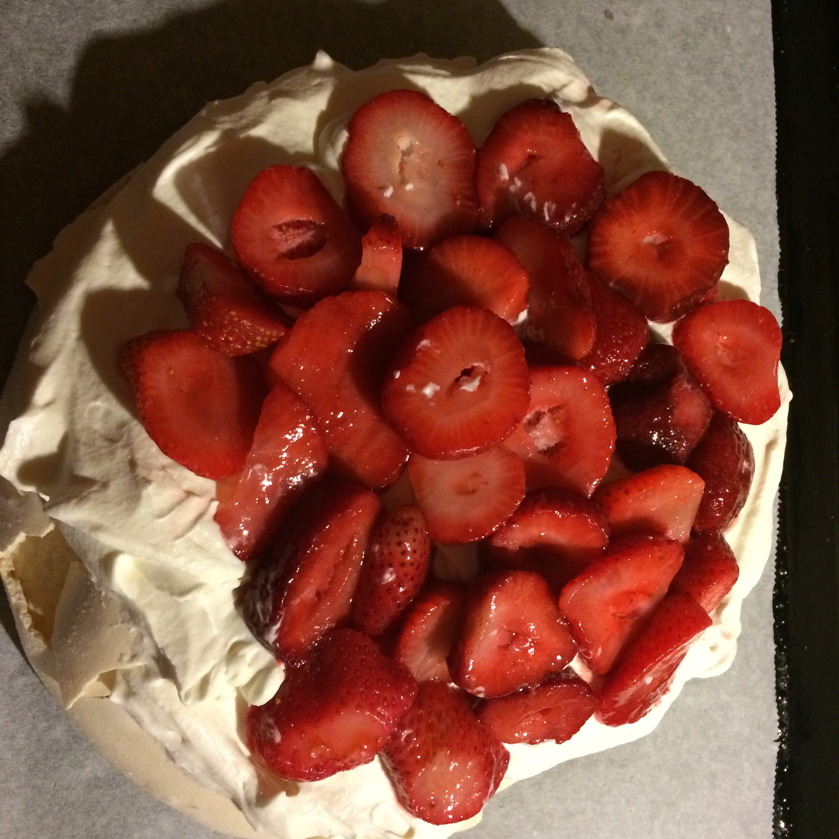 Chef John's Pavlova with Strawberries 