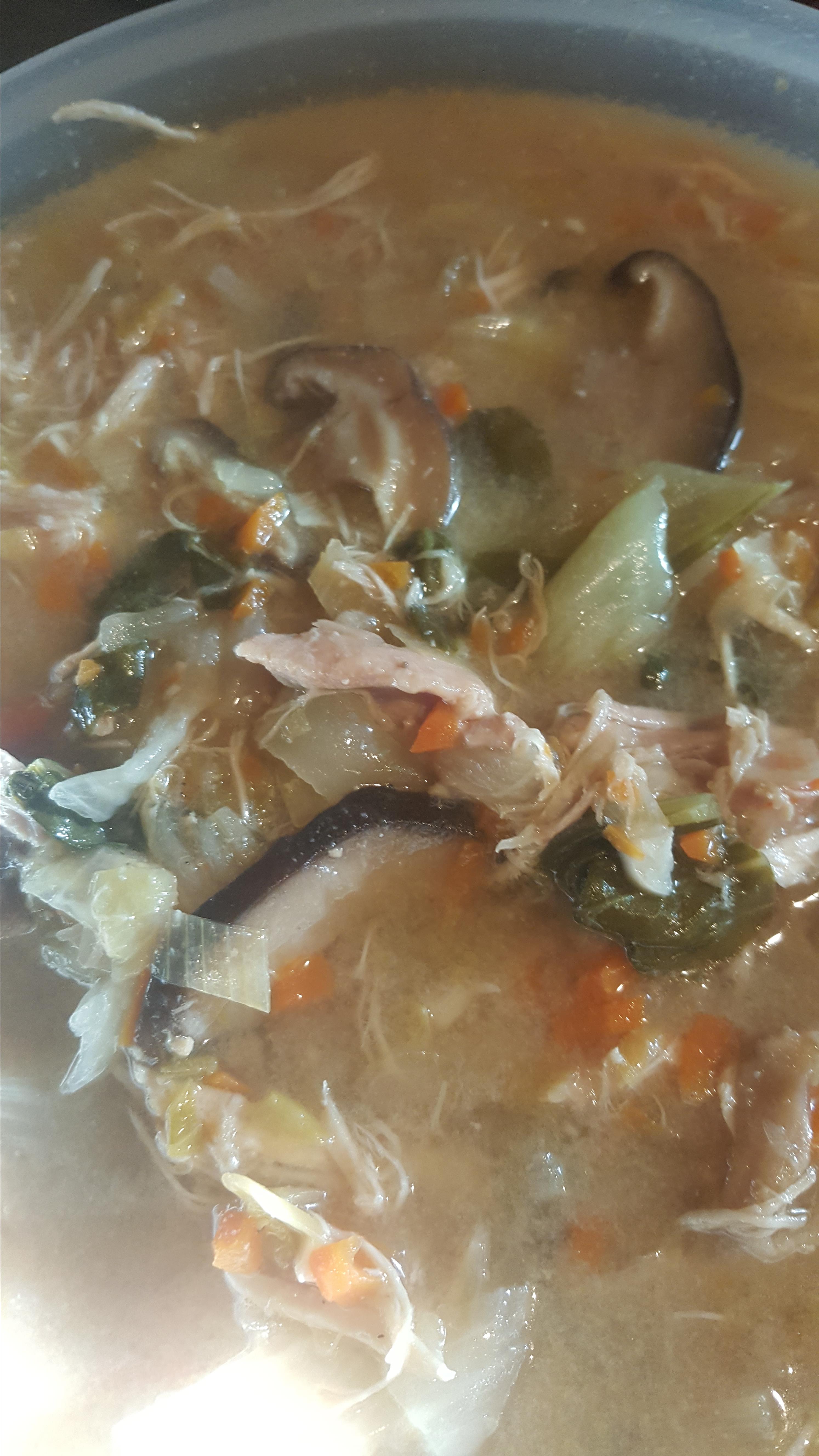 Chicken and Veggie Miso Soup (Instant Pot&reg; Version) 