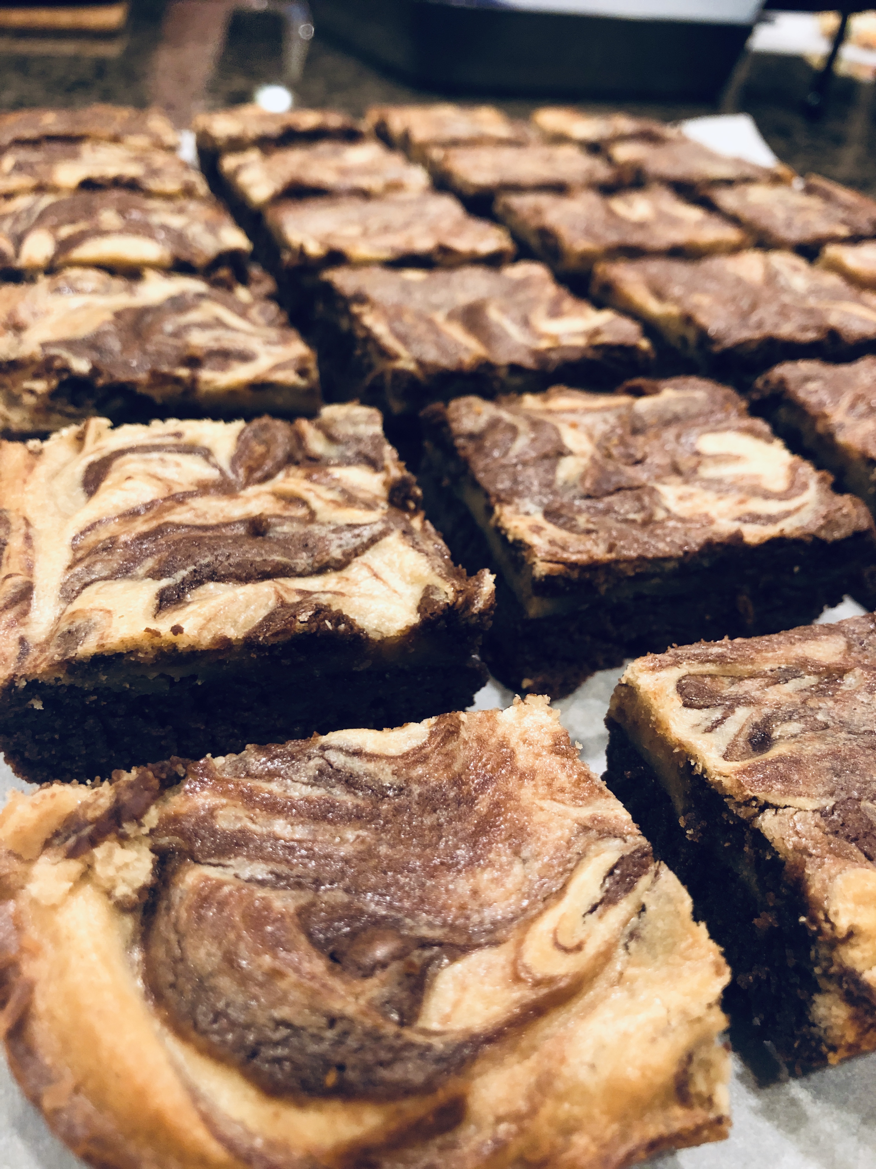 Michelle's Peanut Butter Marbled Brownies 