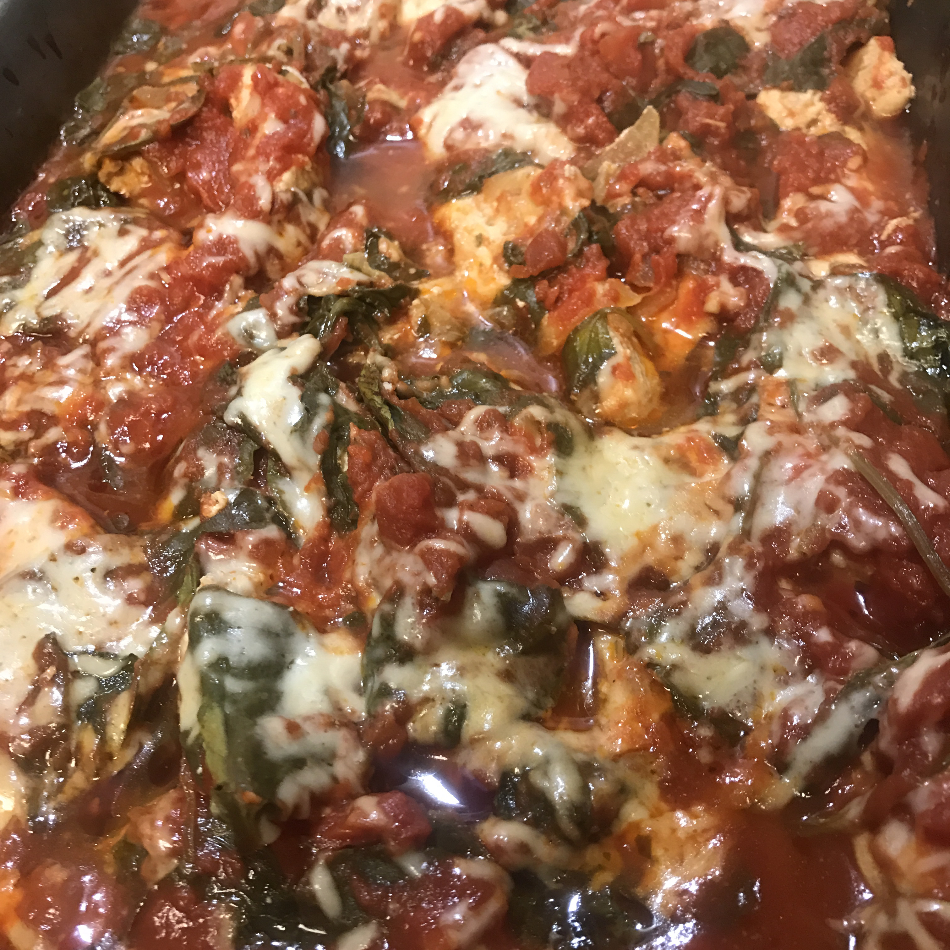 Easy and Healthy Chicken Florentine 