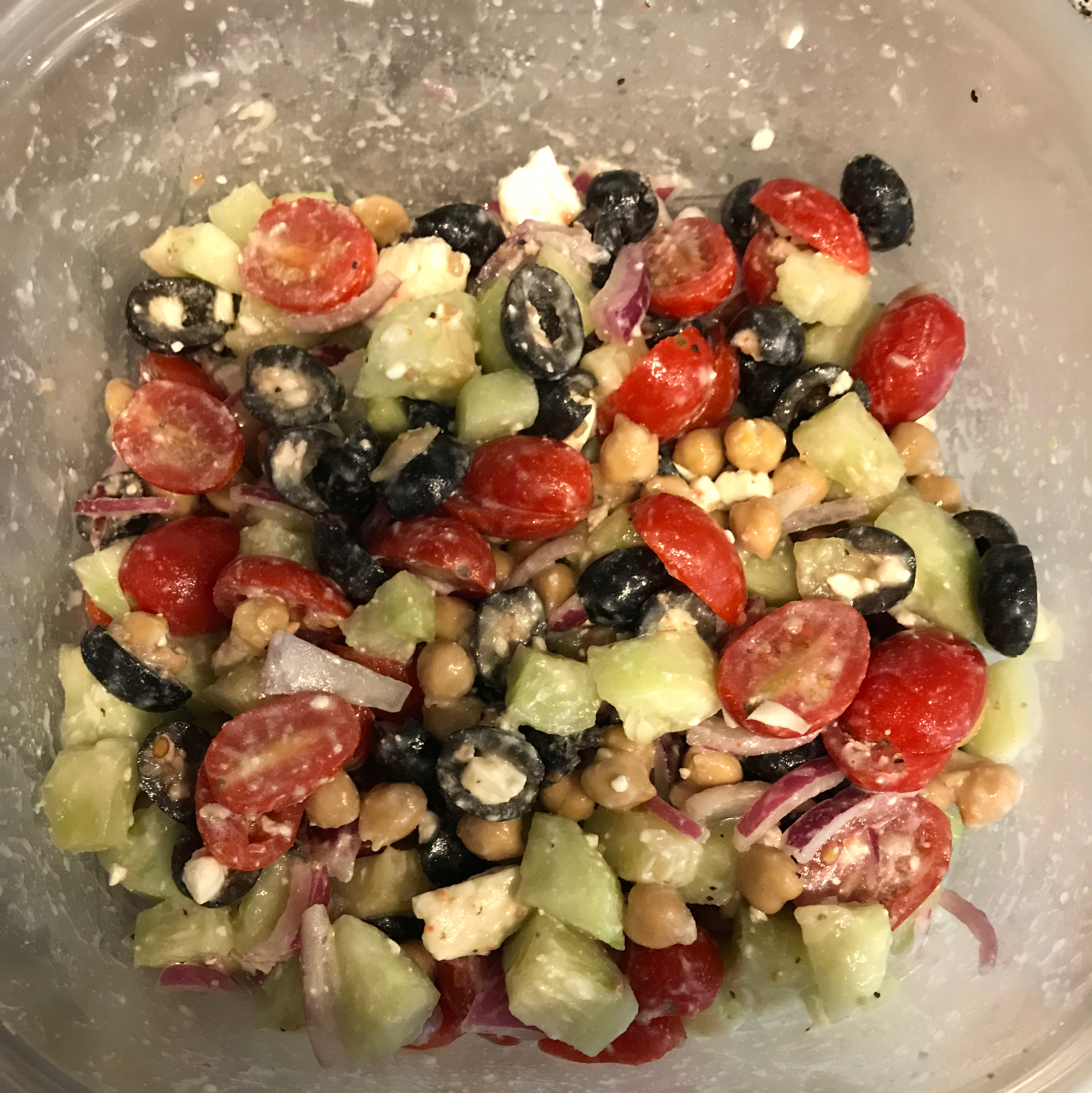 Greek Garbanzo Bean Salad 