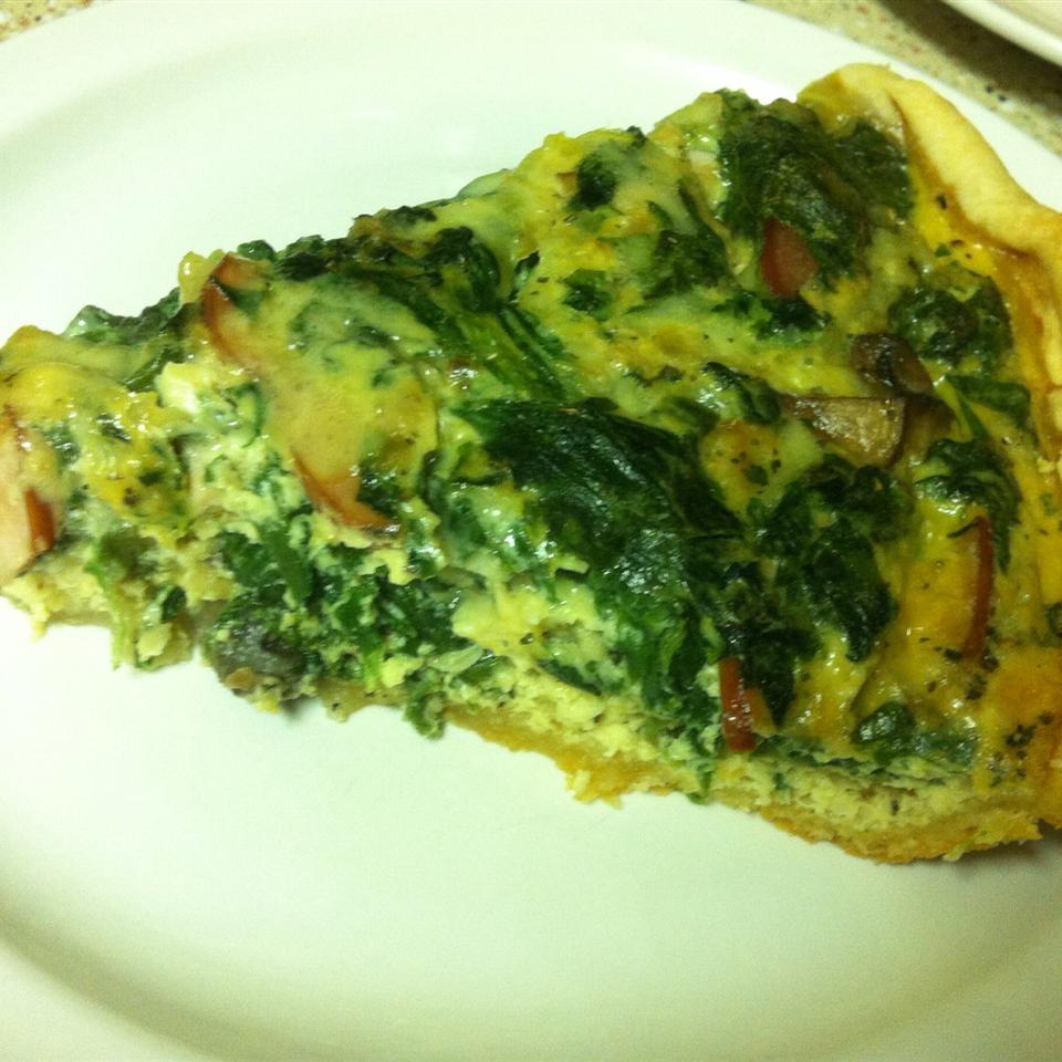 Spinach Quiche with Kid Appeal 