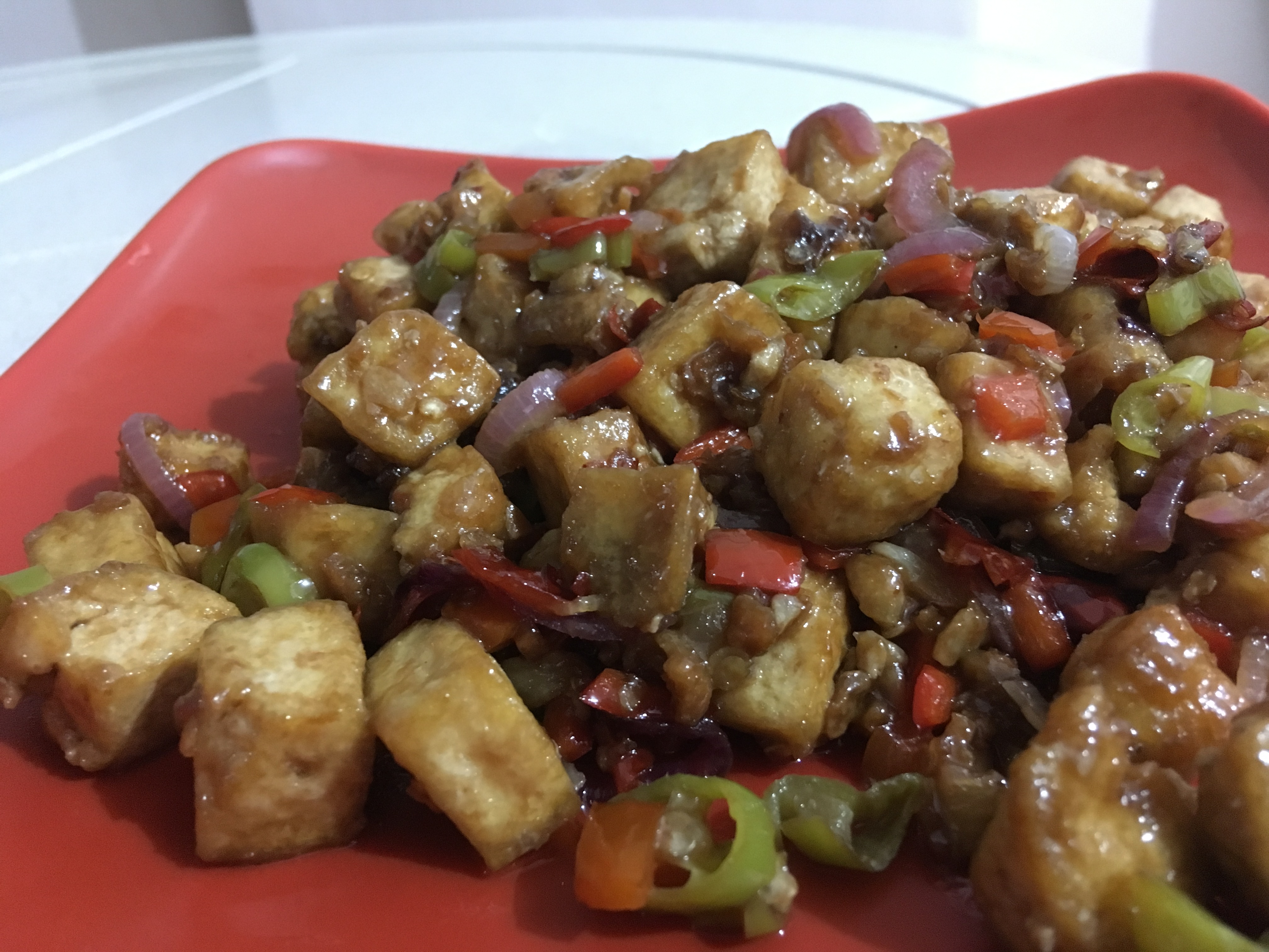 Hot and Spicy Tofu 