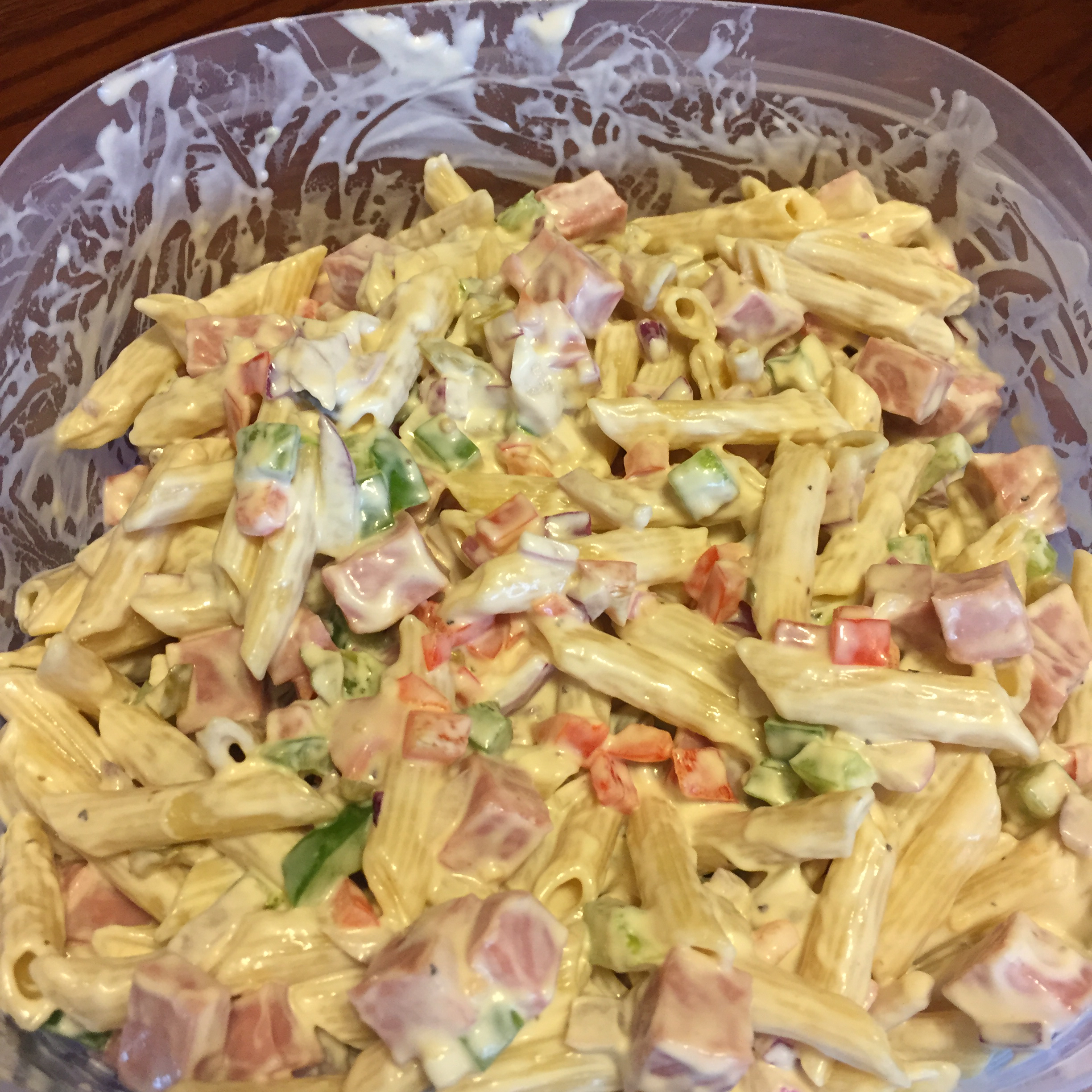 Awesome Ham Pasta Salad Polly G