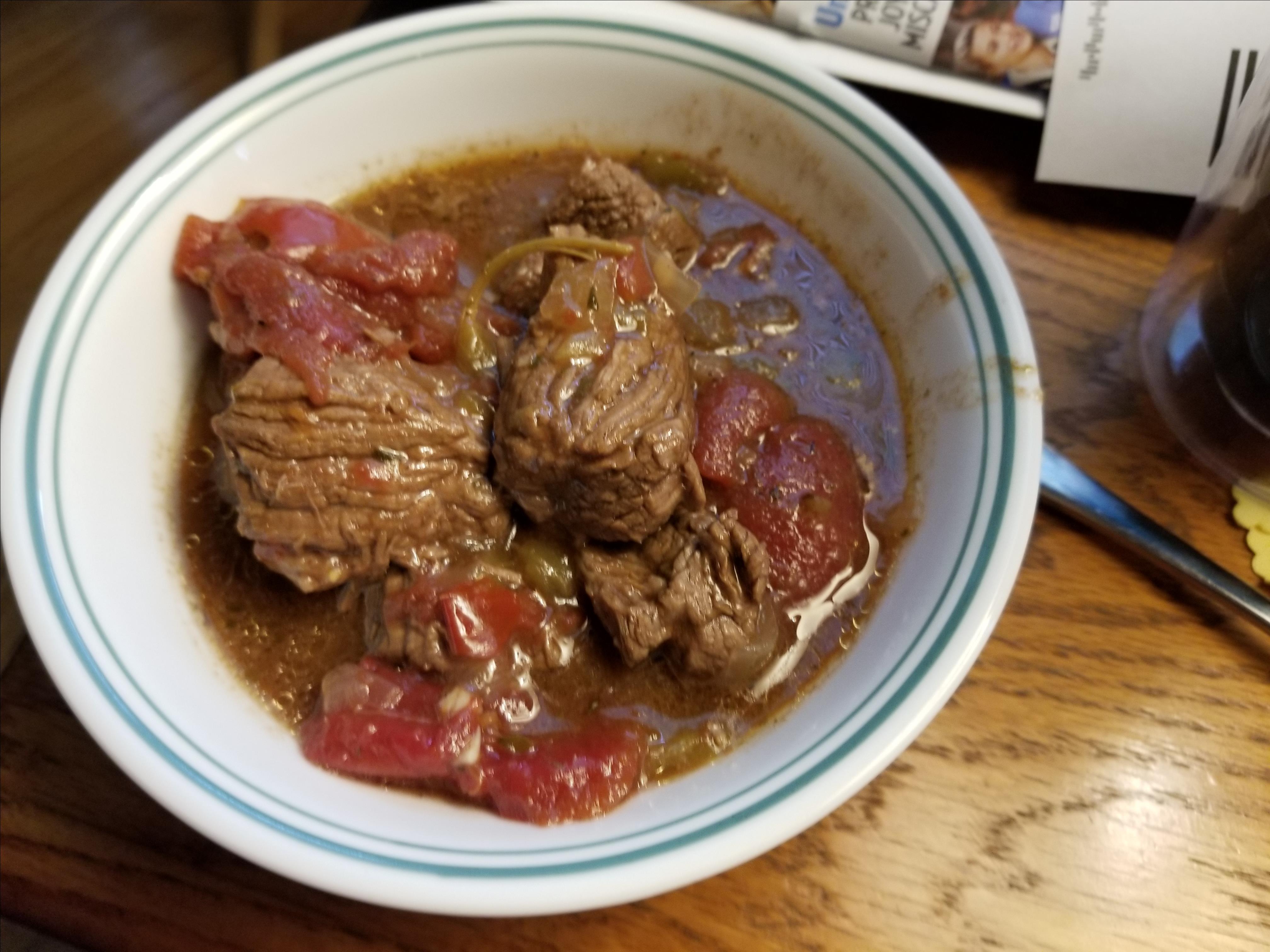 Beef, Green Chili and Tomato Stew Disney