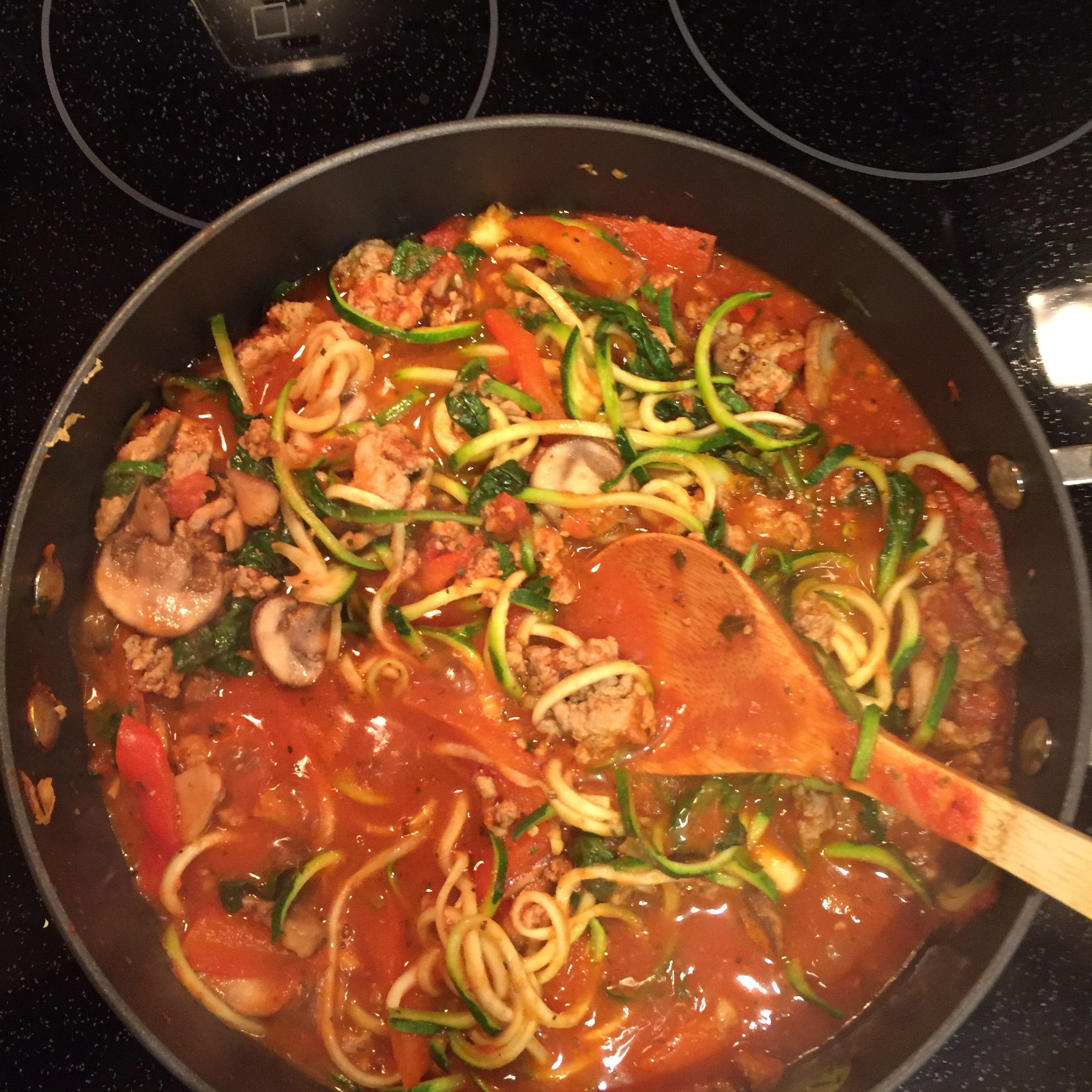 Turkey Spaghetti Zoodles 