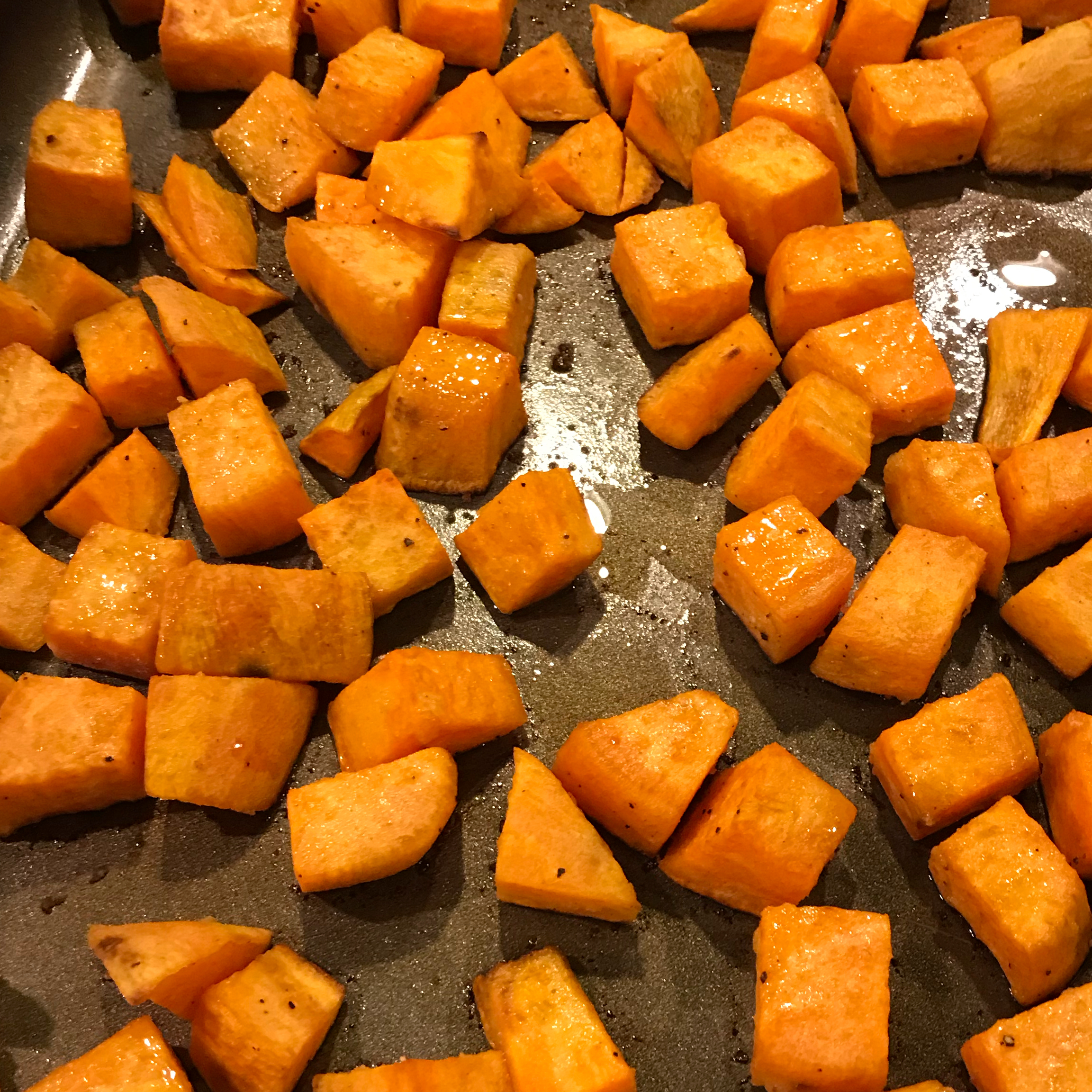 Oven Roasted Sweet Potatoes 