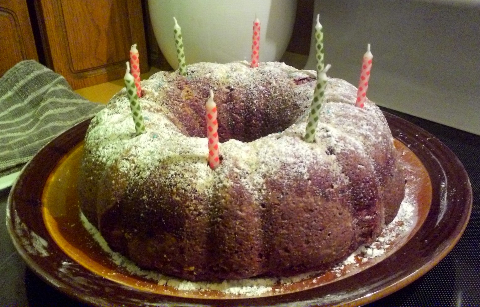 George Washington's Birthday Cherry Cake 