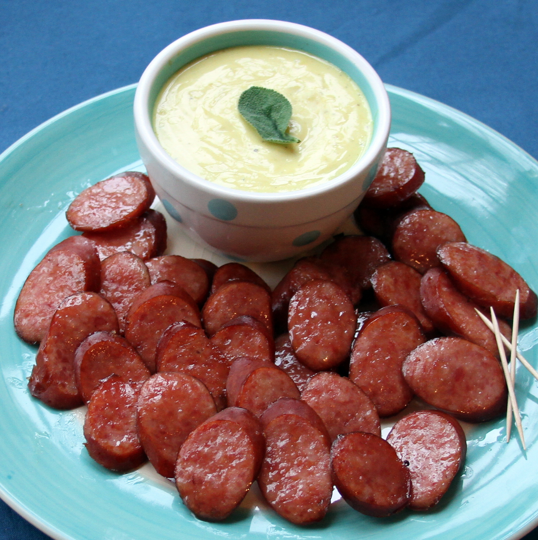 Snack Dippers with Hillshire Farm&reg; Smoked Sausage and Honey Mustard 