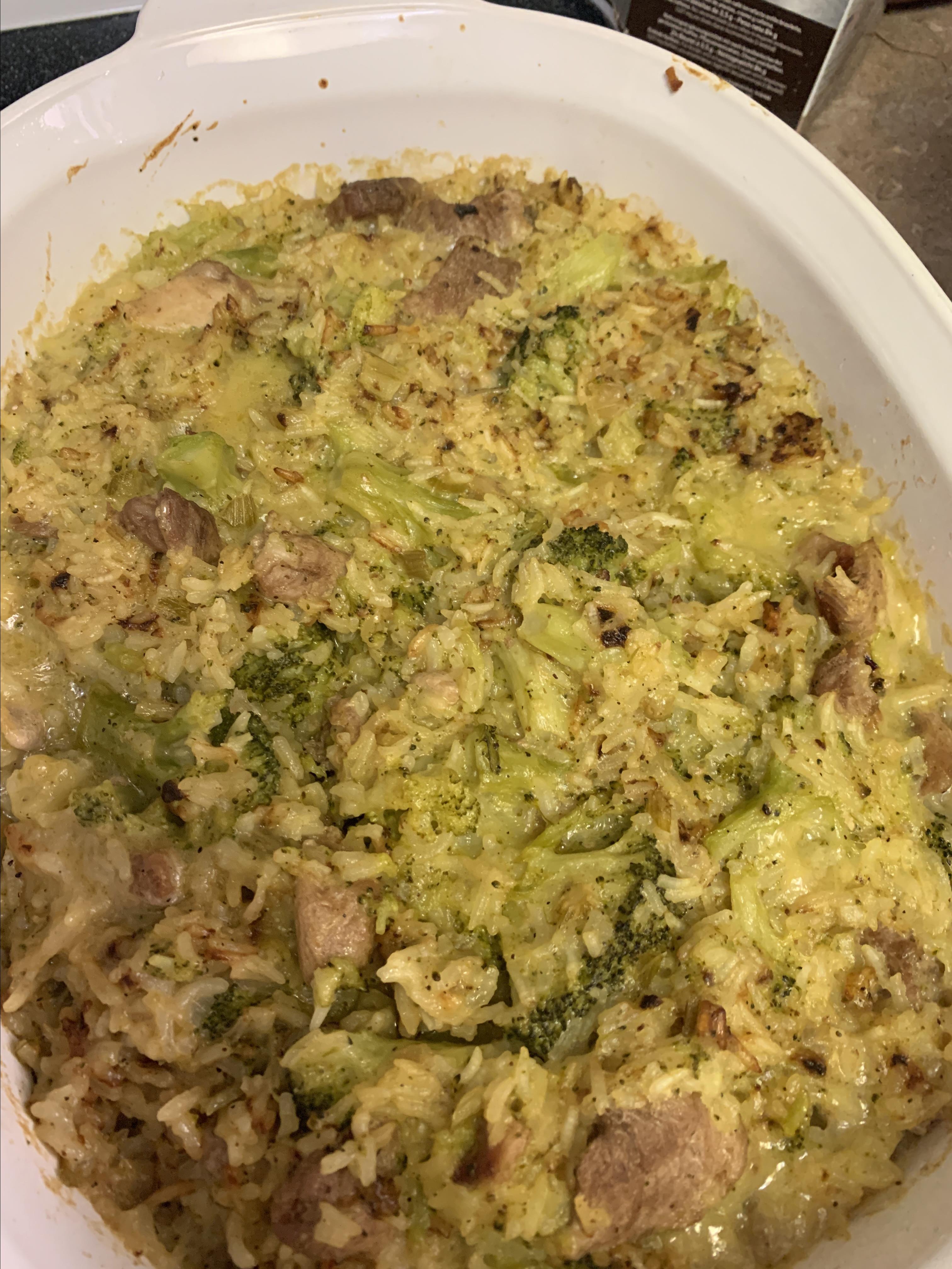 Pork, Broccoli and Rice Casserole Julie Flynn