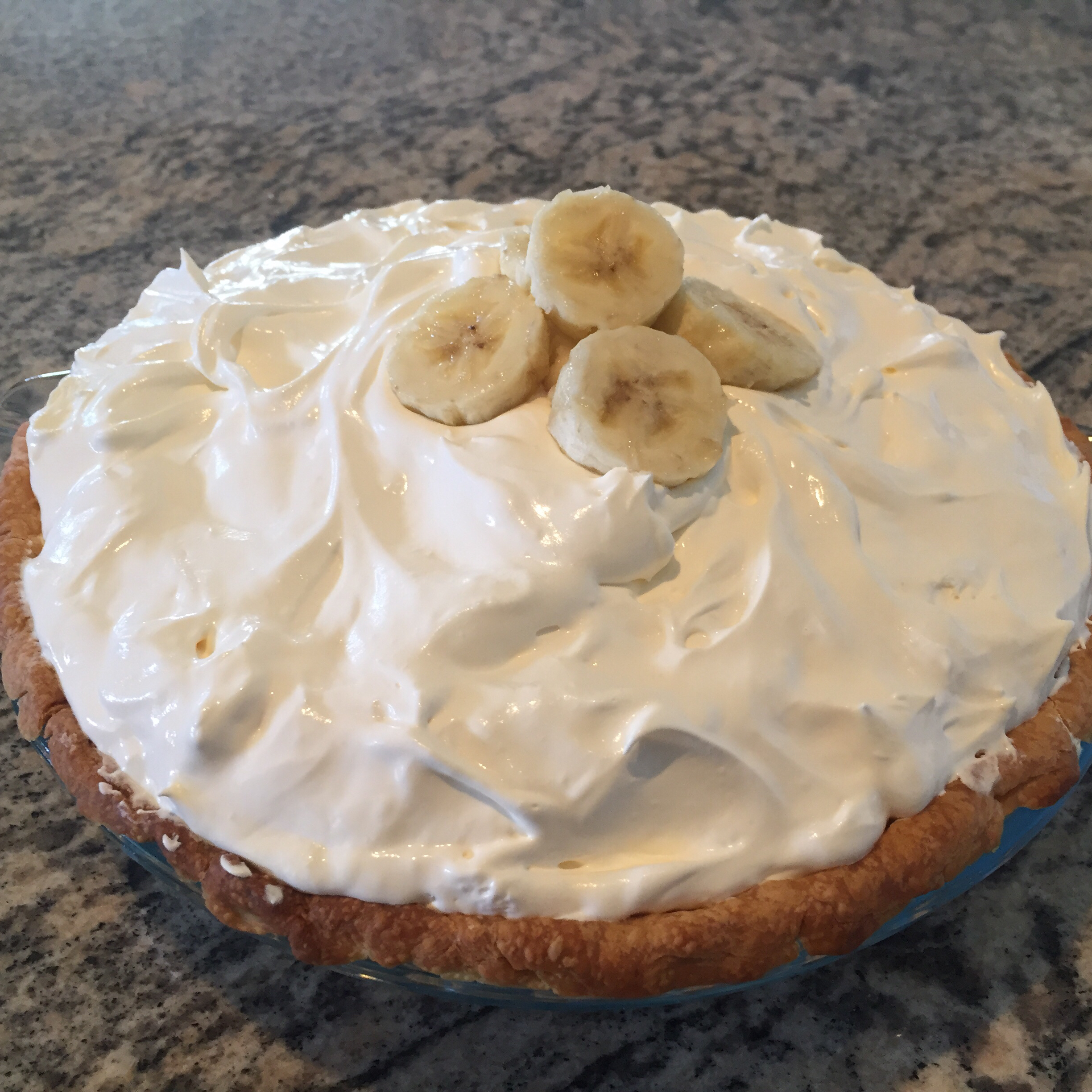 Banana Cream Pie with Pudding 