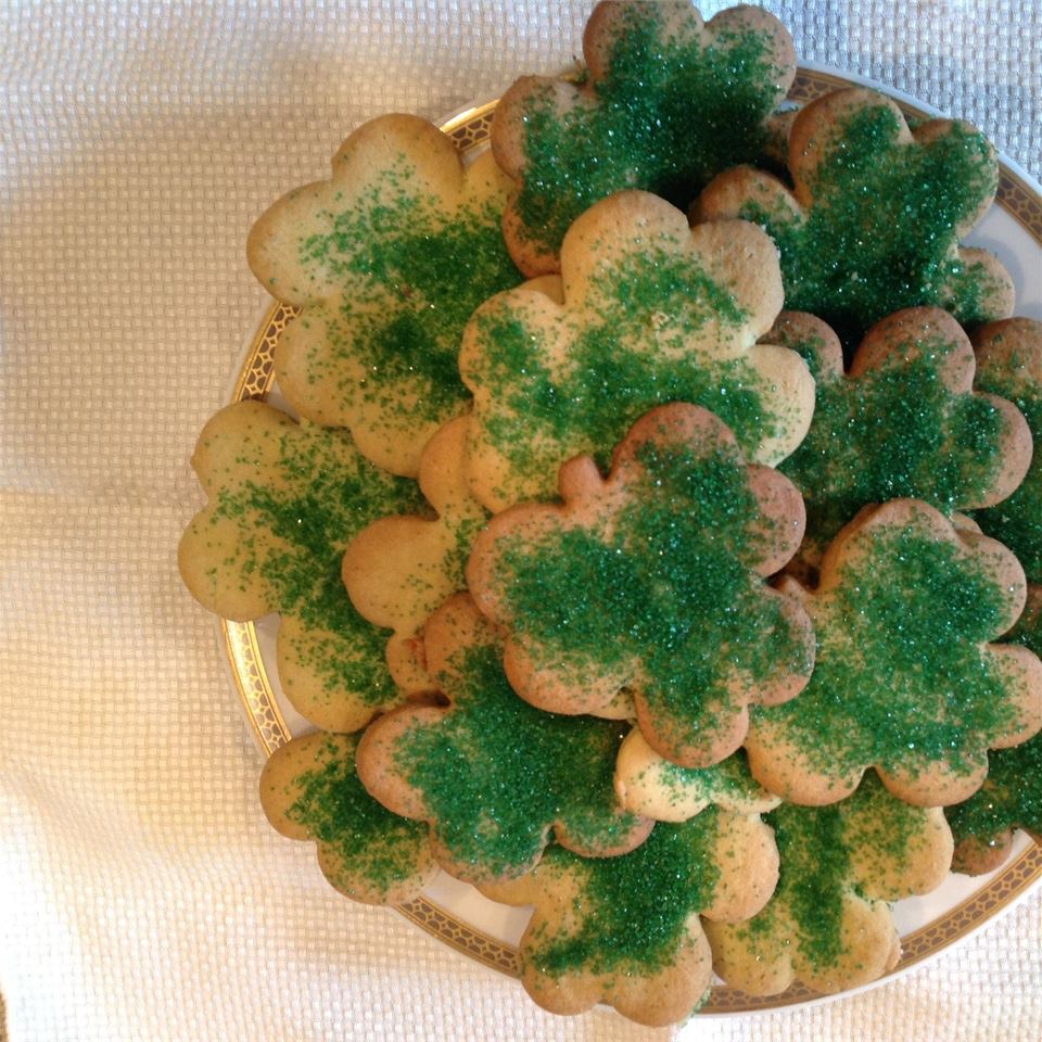 Irish Shamrock Cookies 