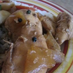 Adobo Chicken with Ginger 