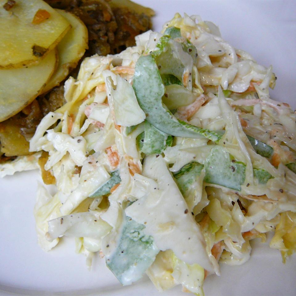 Creamy Spiced Coleslaw 