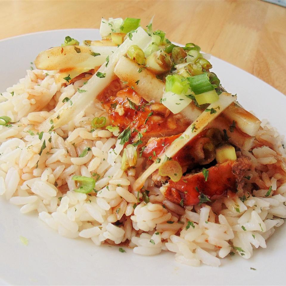 Jackie's Lemongrass Ginger Chile Chicken and Rice 