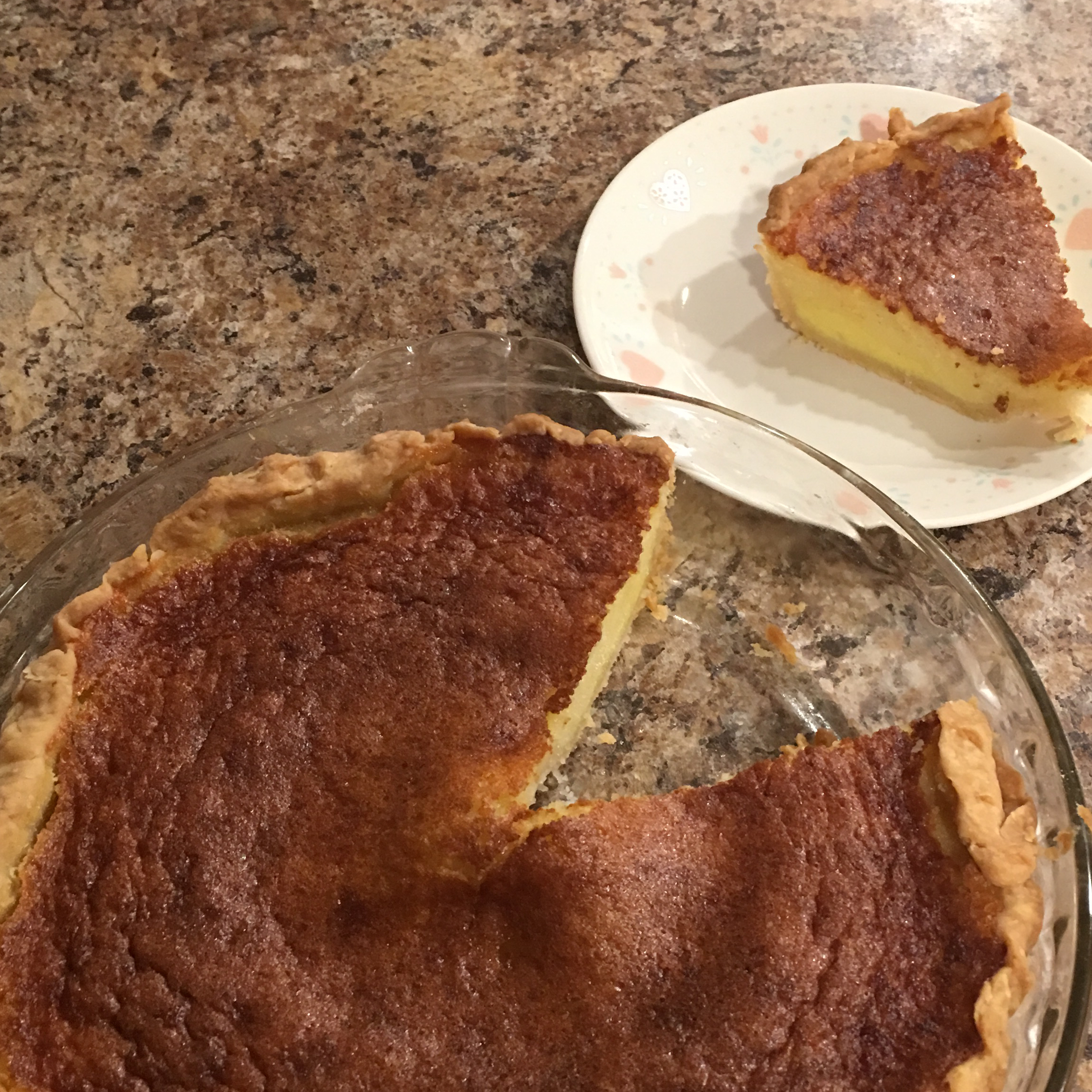Buttermilk Pie with Molasses 