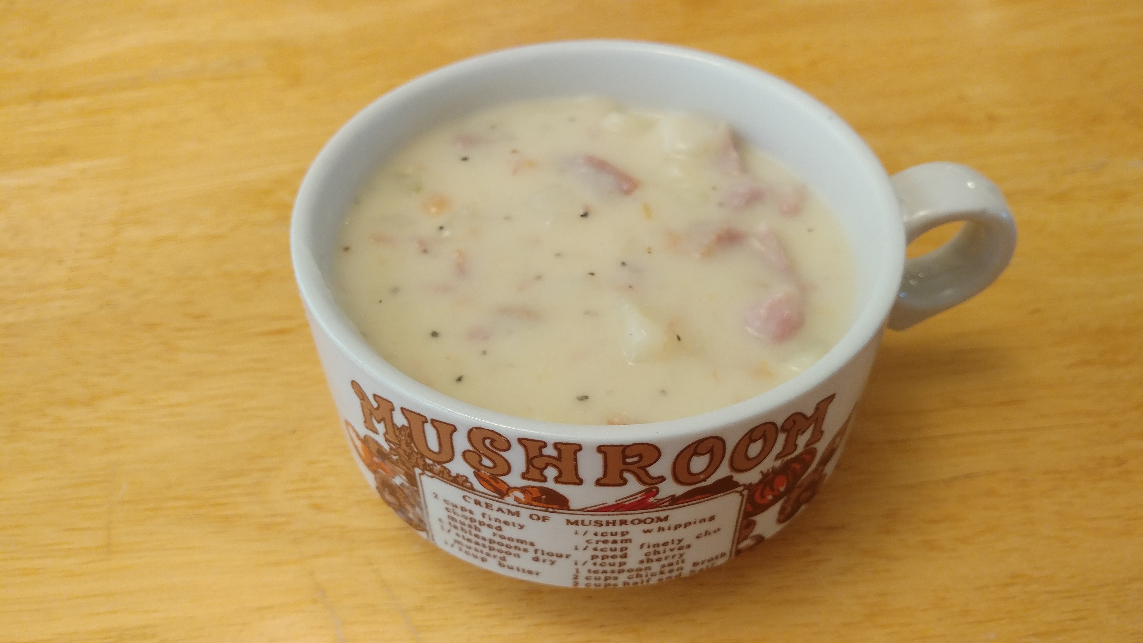 Healthier Delicious Ham and Potato Soup 