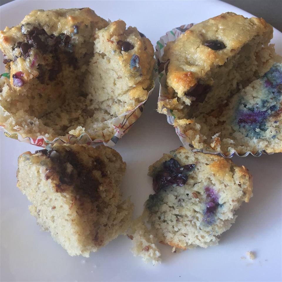 Banana Blueberry Almond Flour Muffins (Gluten-Free) 