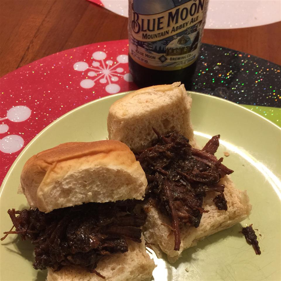 Adrienne's Overnight Barbecued Beef Sandwiches 