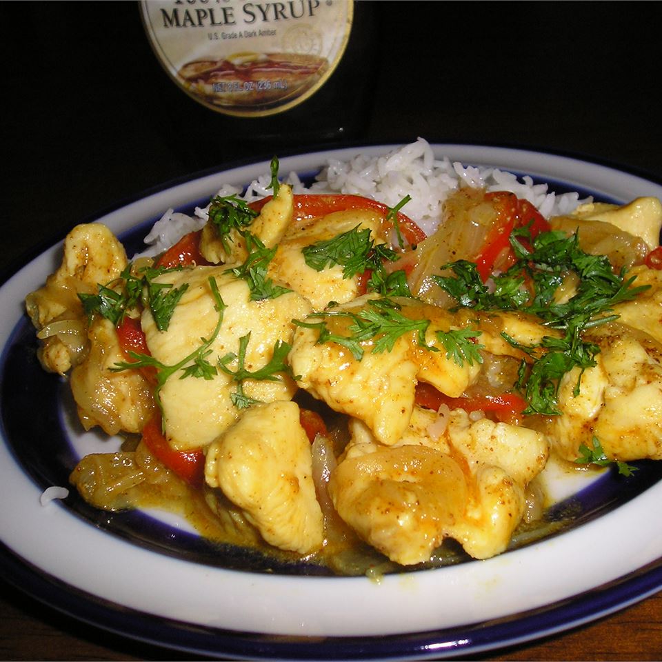 Maple-Curry Chicken 
