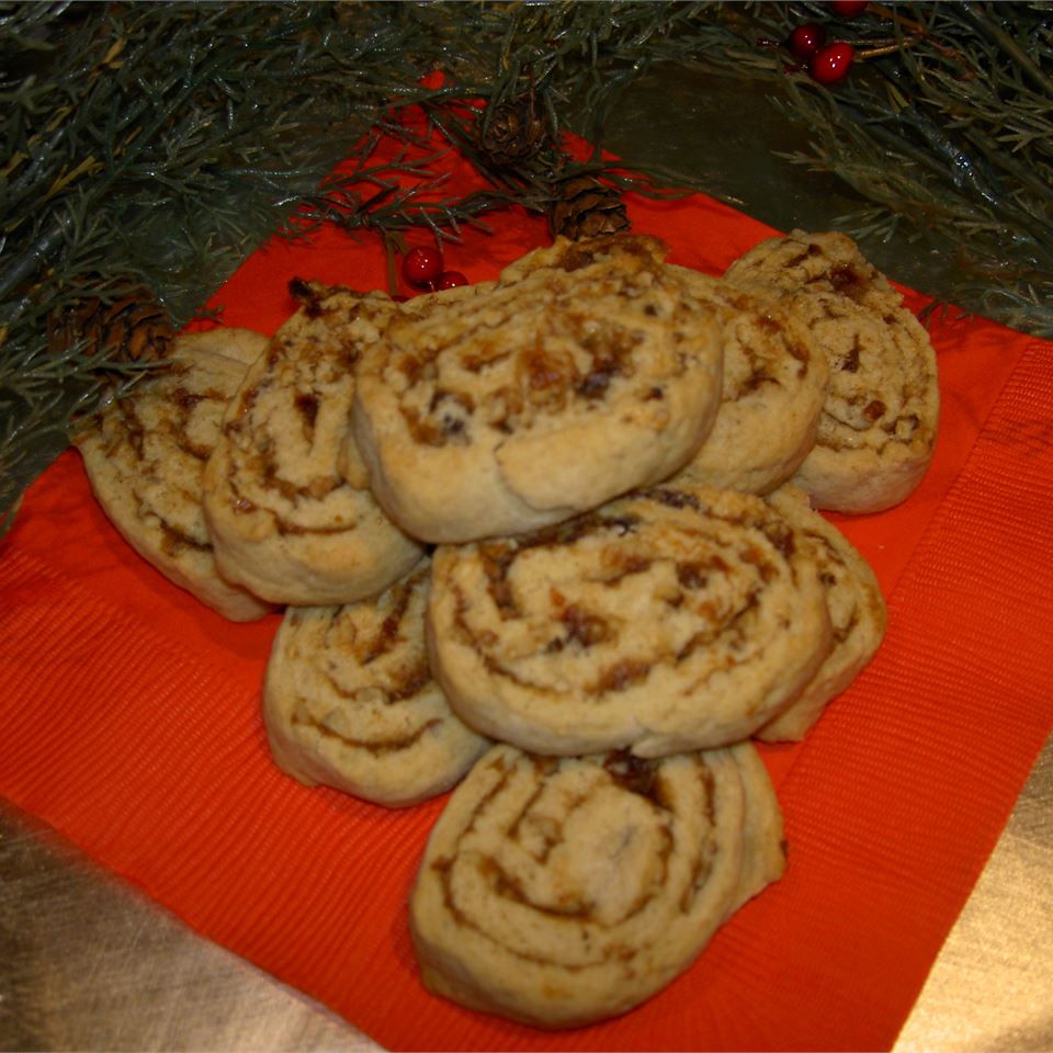 Date Nut Pinwheel Cookies II 