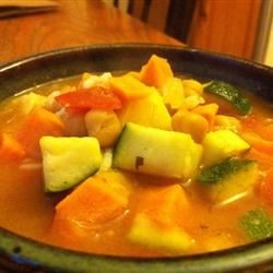Spicy African Yam Soup 